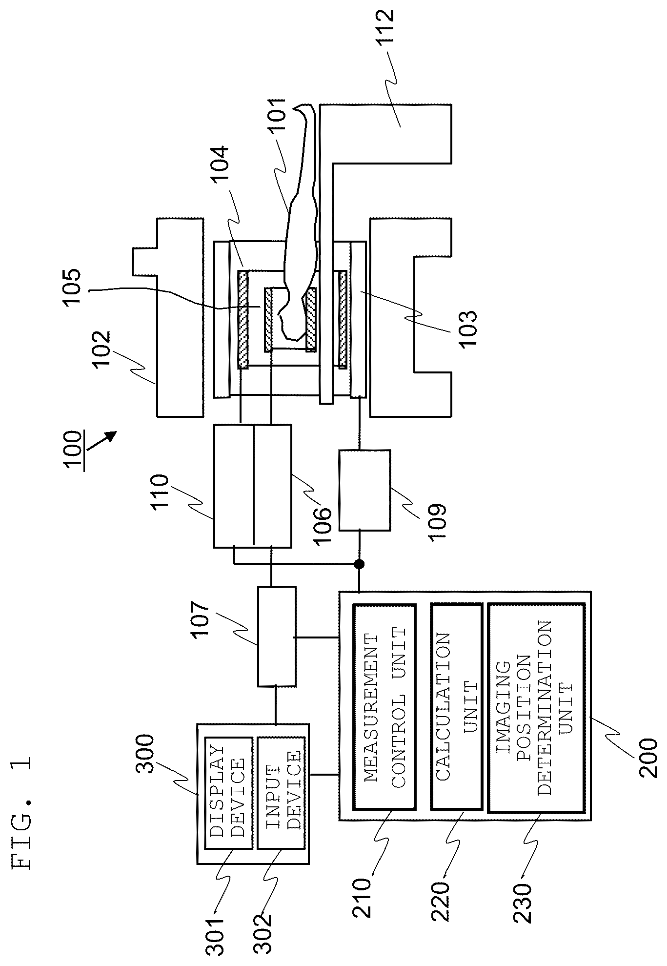 Patent US12345790 — Magnetic resonance imaging apparatus and imaging position determination method — Figure 1