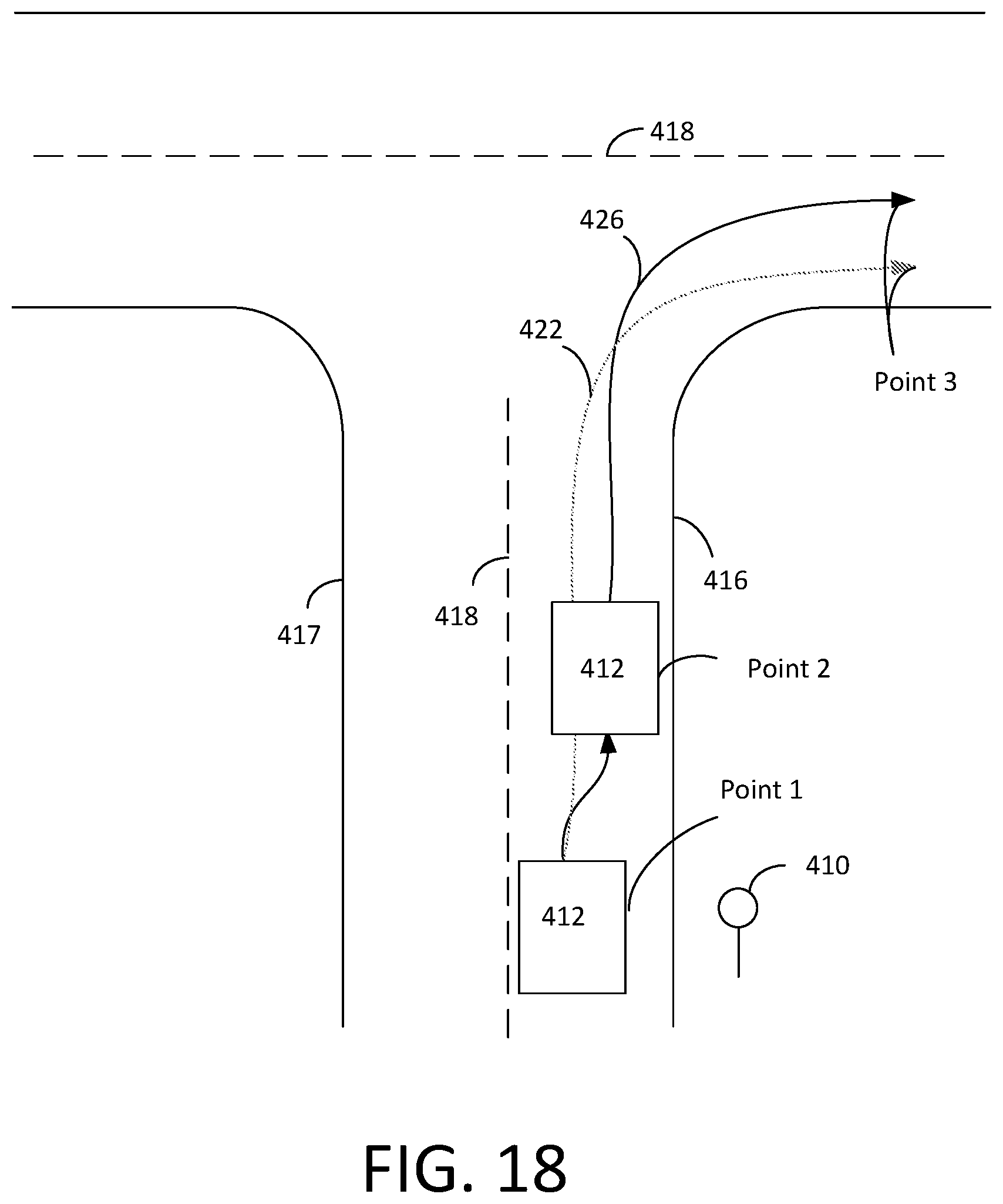 Patent US12345804 Figure 18 – Systems and methods for adjusting vehicle lane position