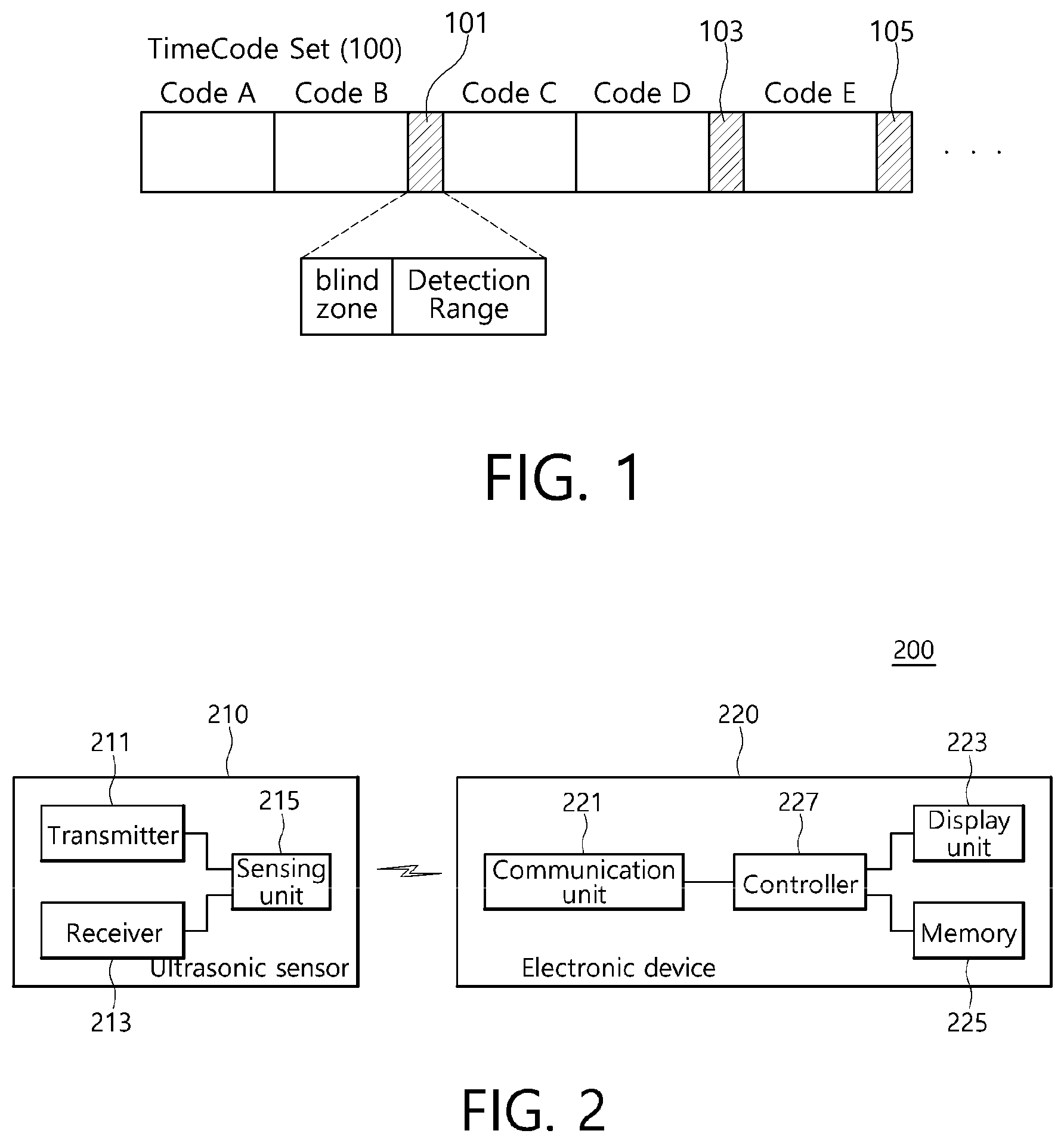 Patent US12345811 — System and method for object detecting using ultrasonic sensor — Figure 1