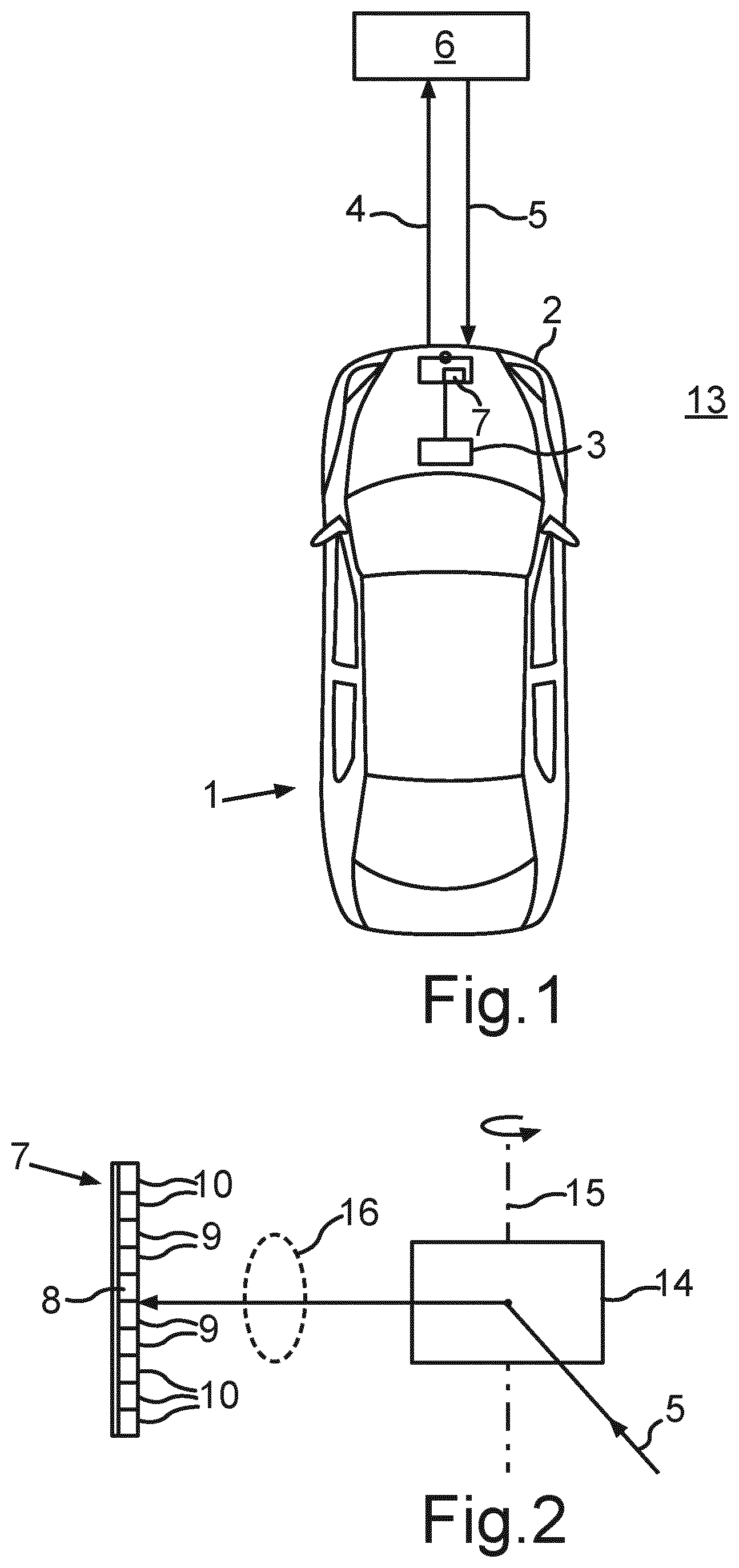 Patent US12345836 — Filtering measurement data of an active optical sensor system — Figure 1