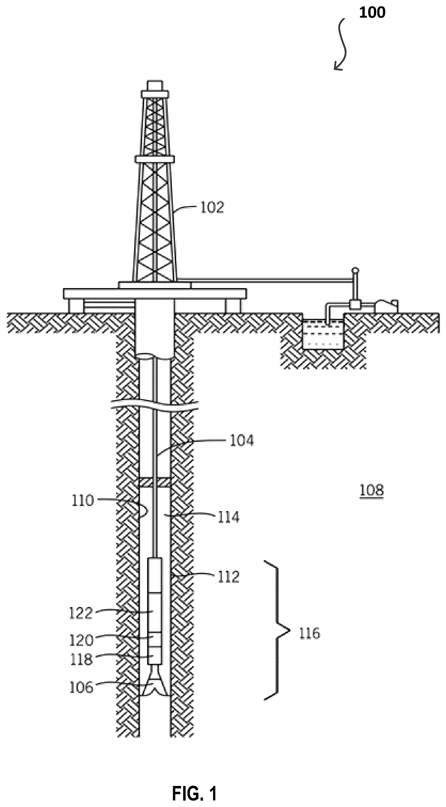 Patent US12345847 — Downhole logging using symmetric and asymmetric compensated resistivity measurements — Figure 1