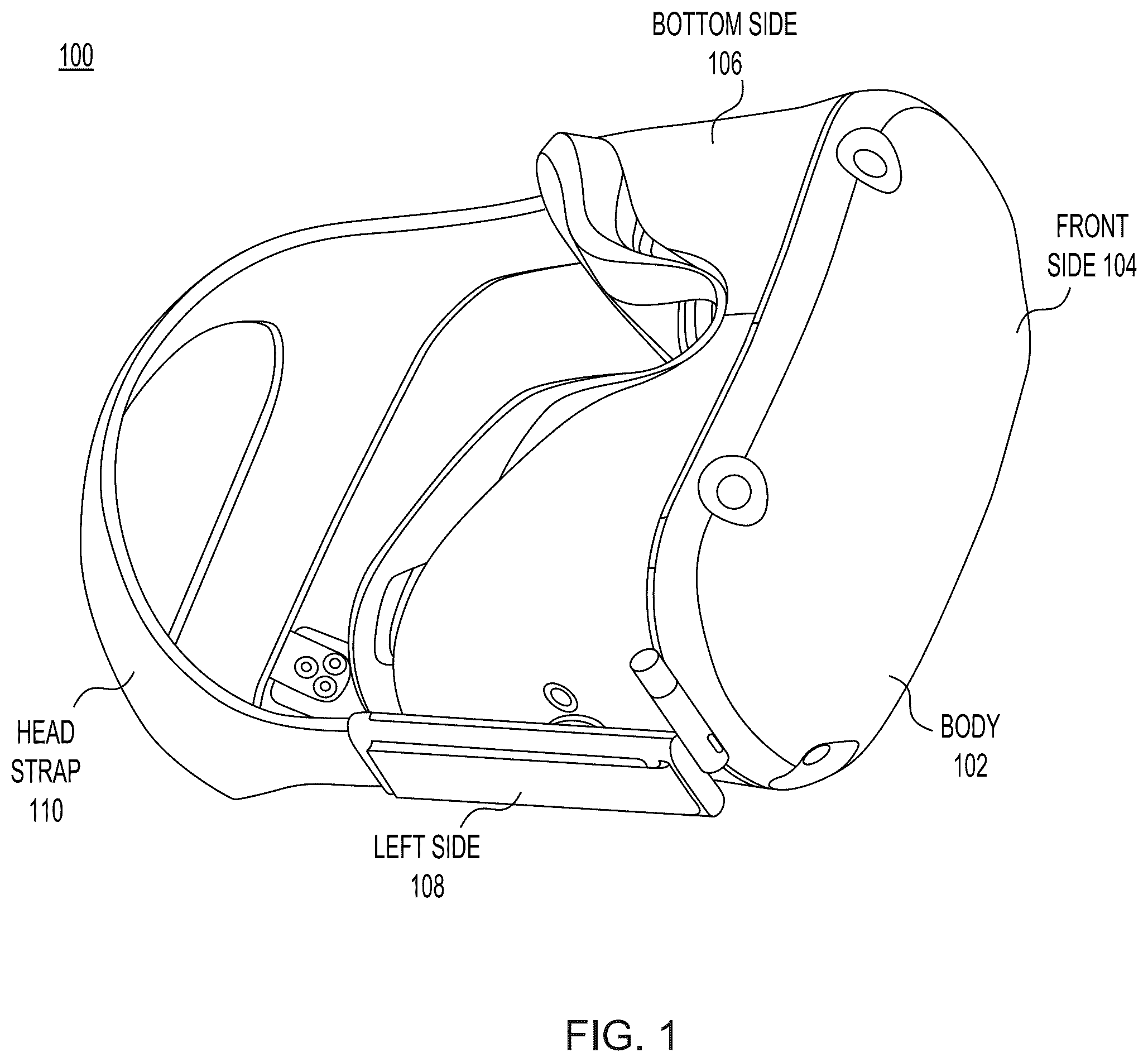 Patent US12345872 — Reflective hollow singlet folded optical lens structure — Figure 1