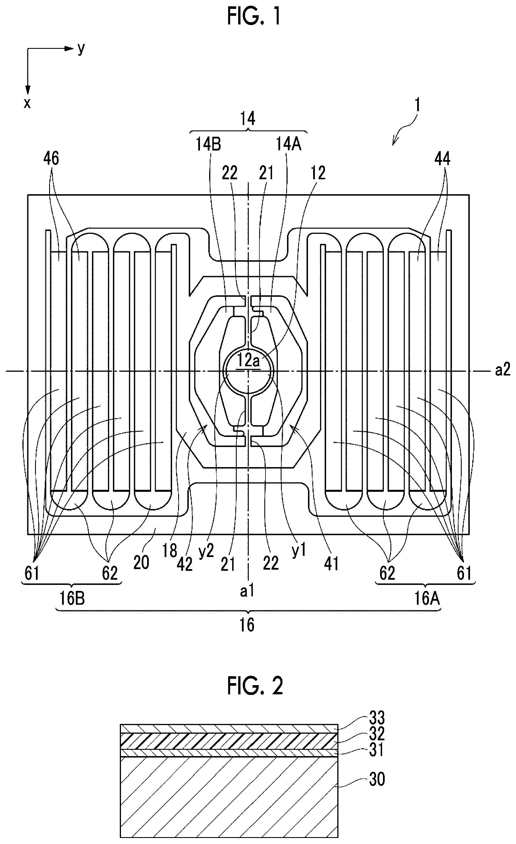 Patent US12345876 — Micromirror device — Figure 1
