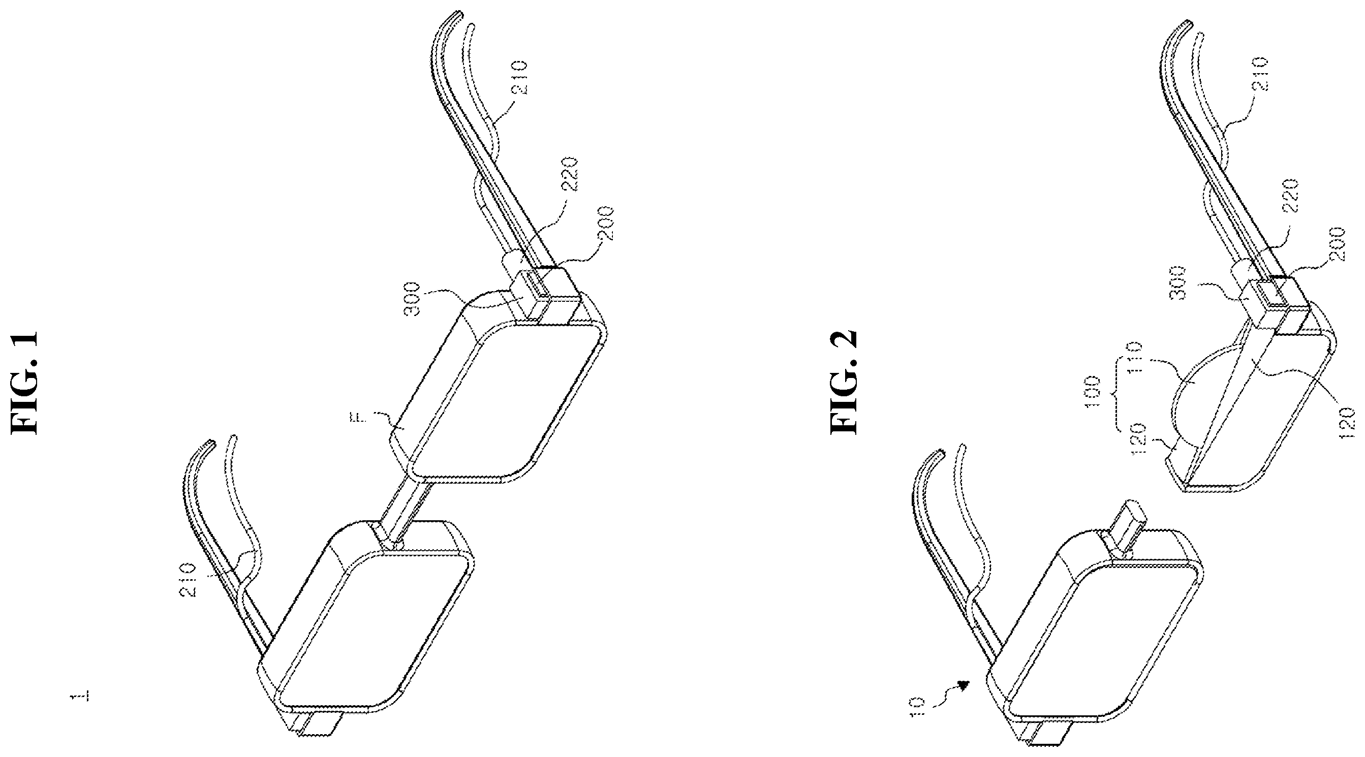 Patent US12345883 — Augmented reality display having a thin optical combiner — Figure 1