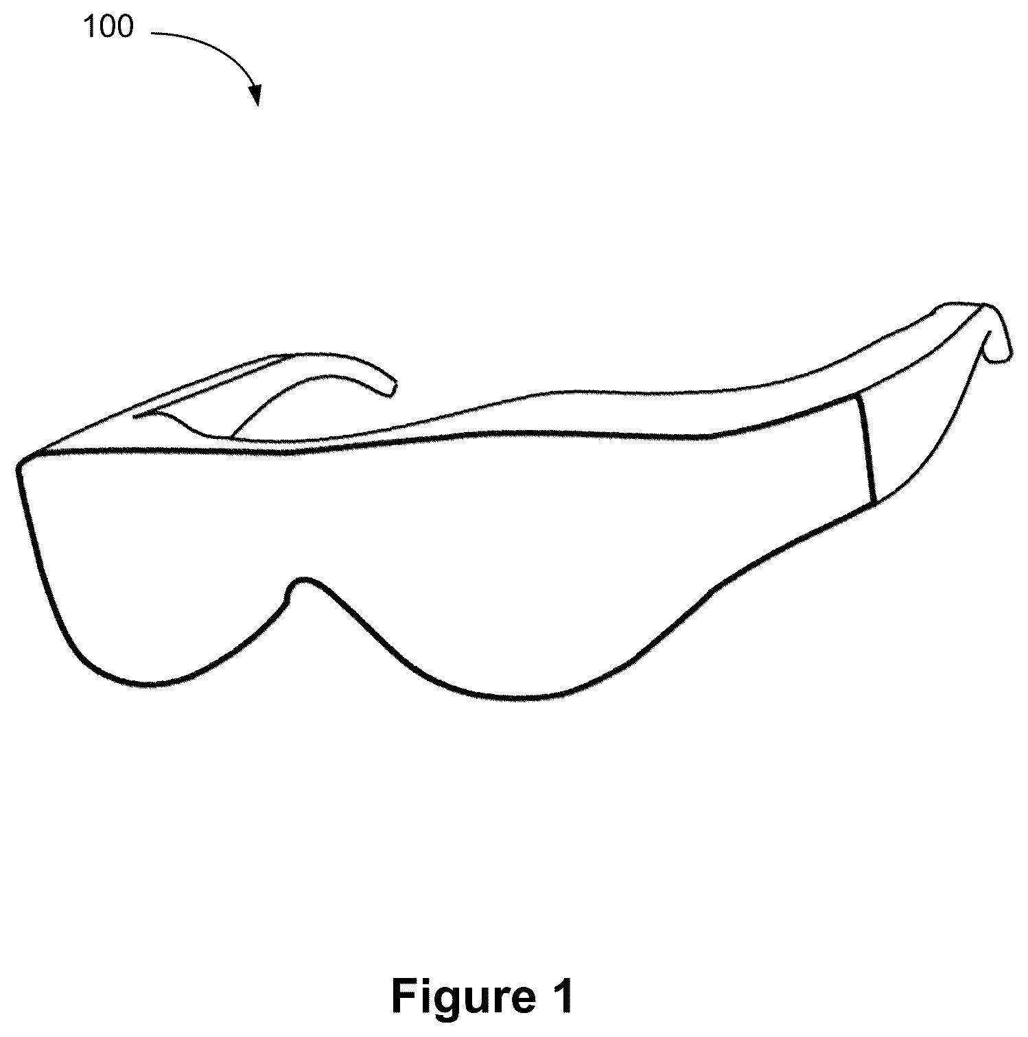 Patent US12345888 — Optical assembly with polarization volume holographic element — Figure 1
