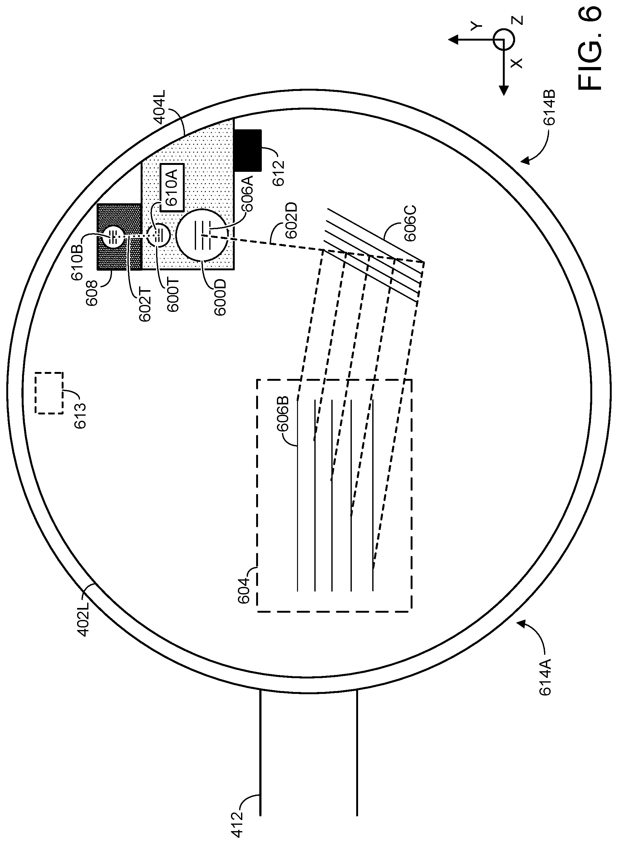 Patent US12345896 Figure 6 – Head-mounted display alignment assessment