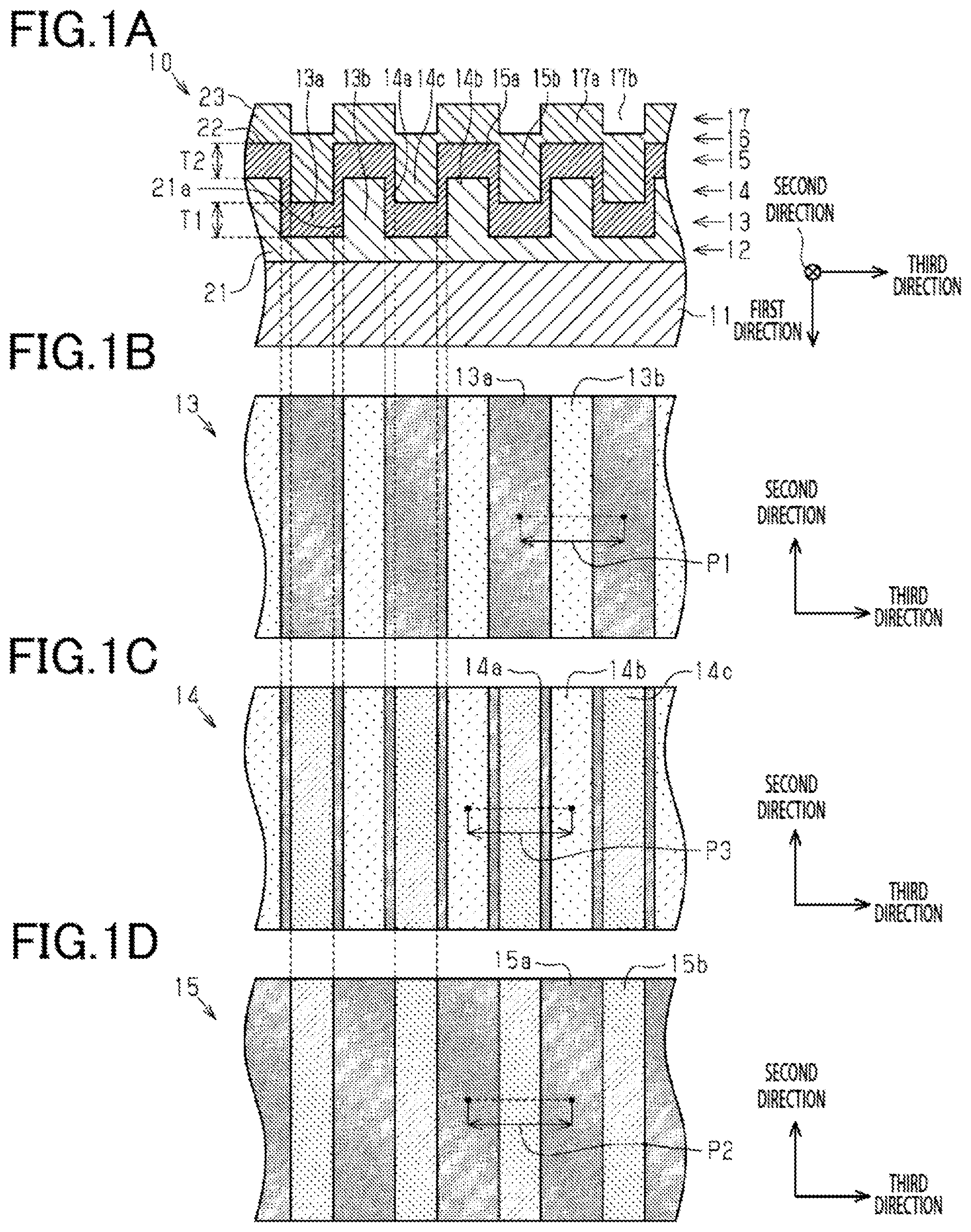 Patent US12345902 — Optical device and method of producing optical device — Figure 1