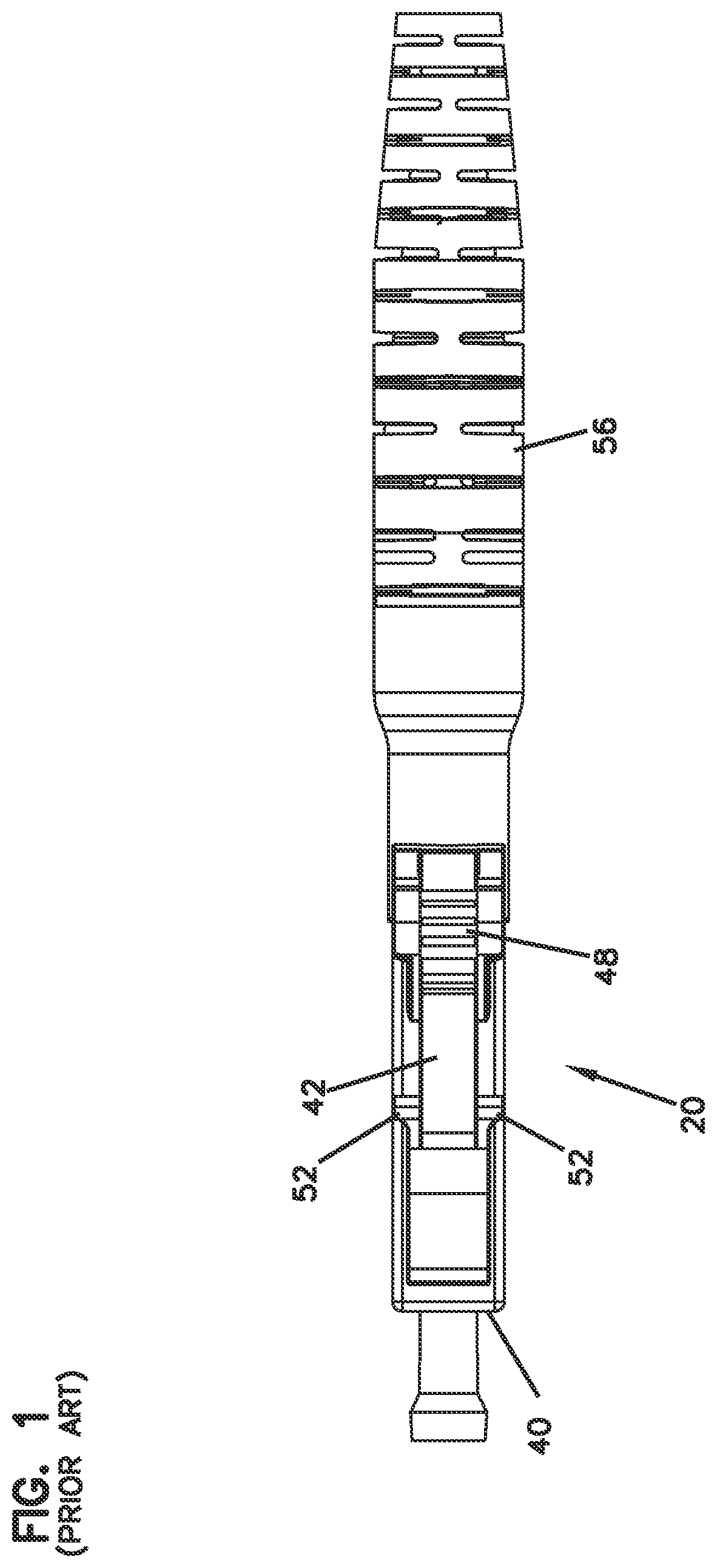 Patent US12345925 — Telecommunications connector with latch release mechanism — Figure 1