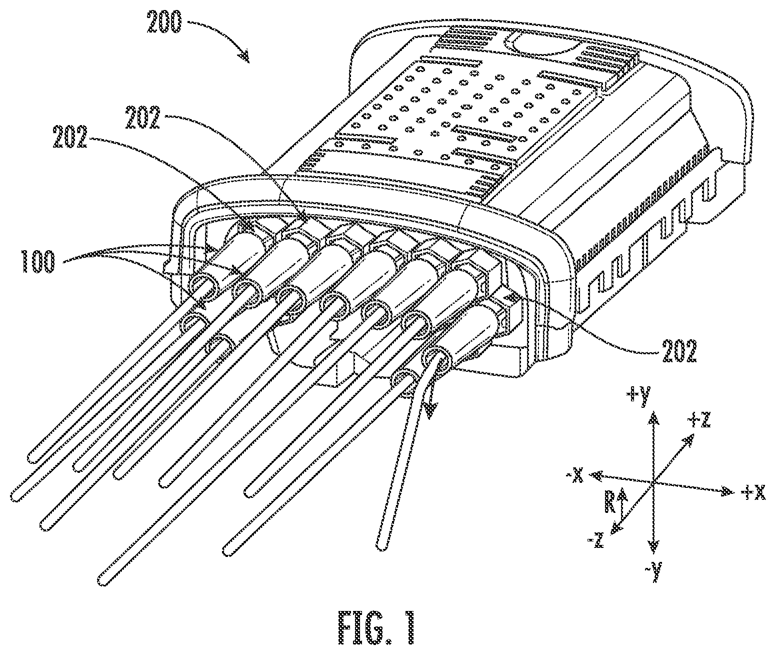 Patent US12345927 — Fiber optic adapter assemblies including a conversion housing and a release housing — Figure 1
