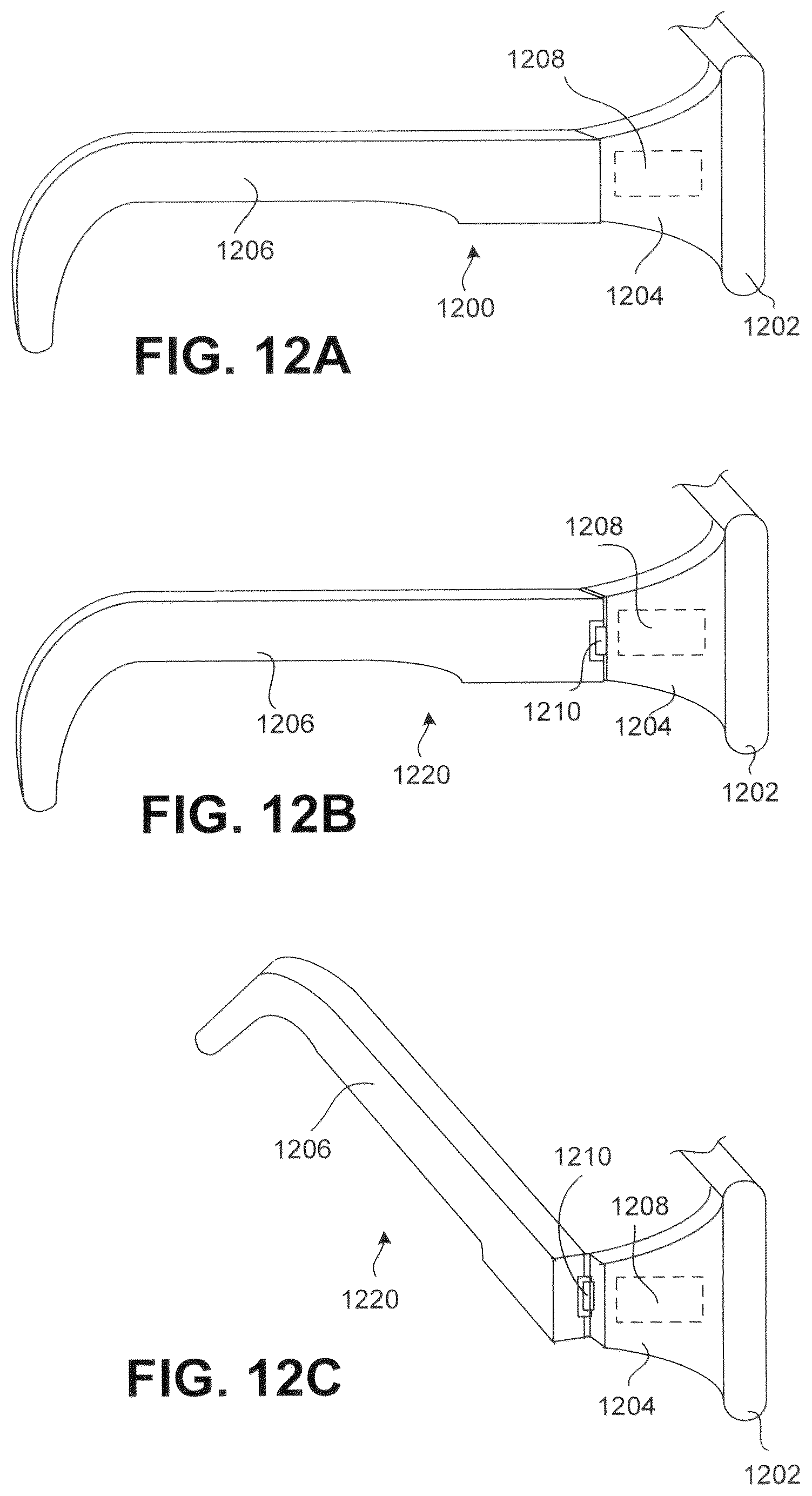Patent US12345955 Figure 18 – Head-worn eyewear structure with internal fan