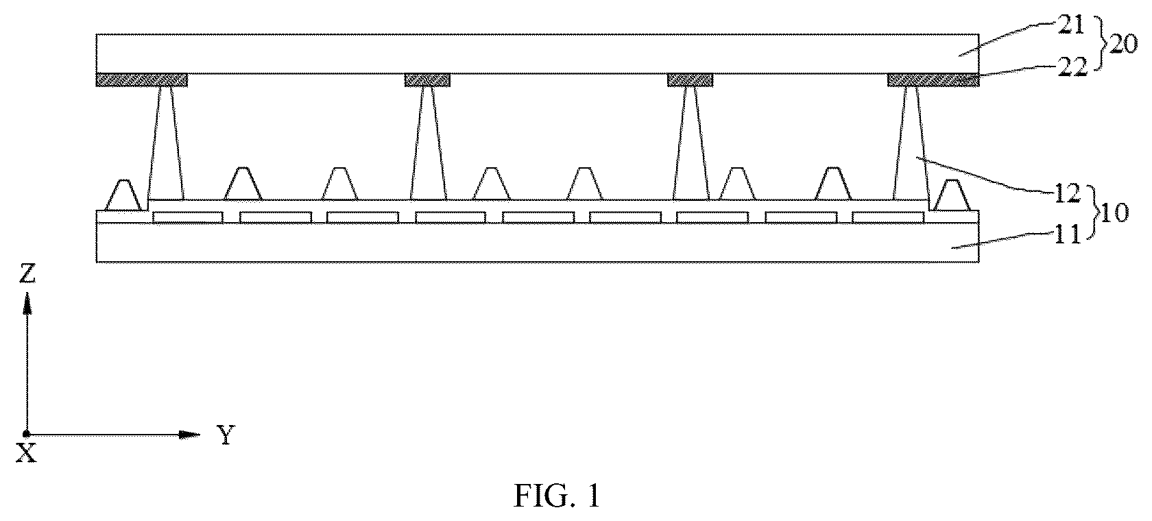 Patent US12345979 — Display panel — Figure 1