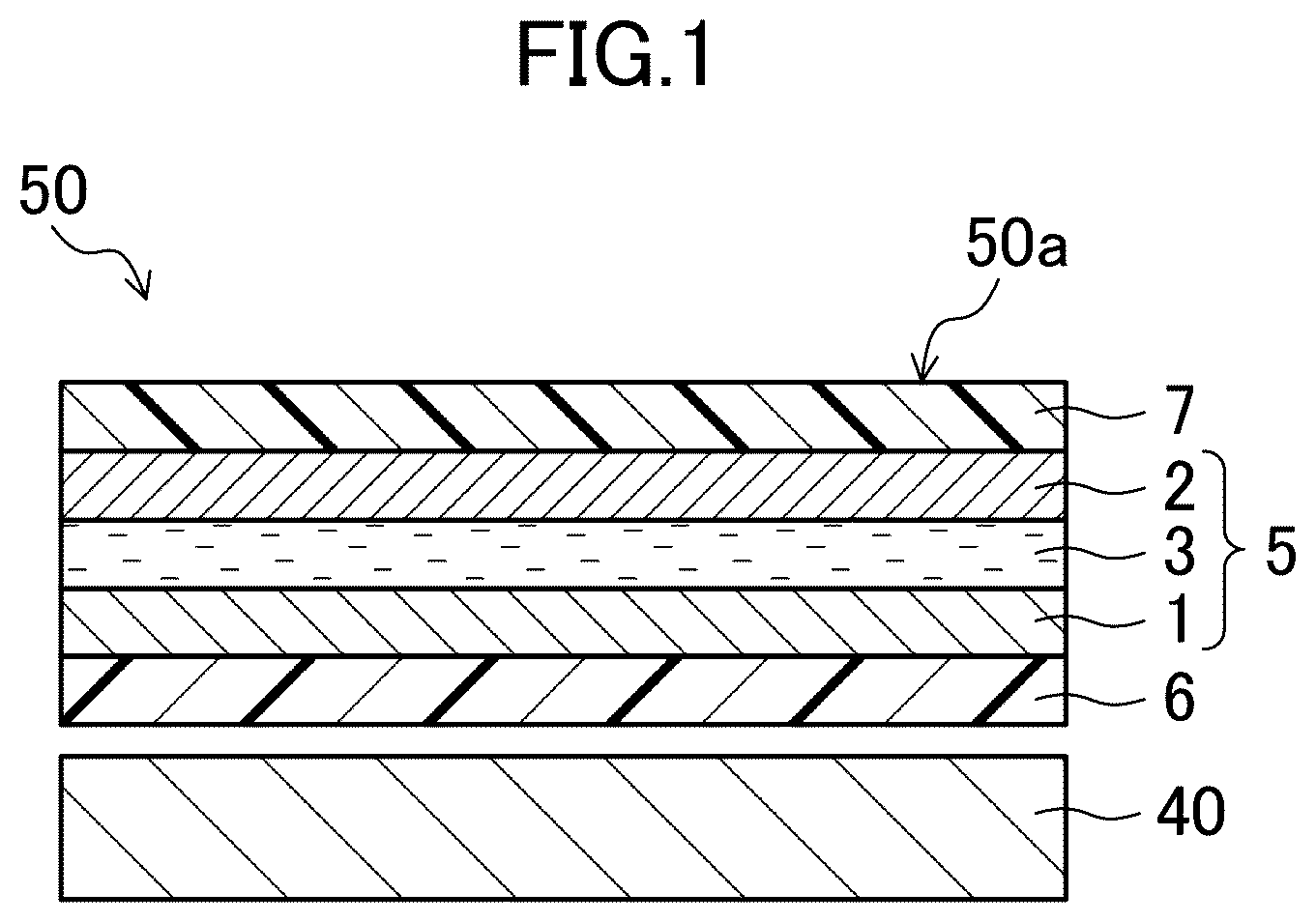 Patent US12345980 — Optical sheet laminate, backlight unit, liquid crystal display device, information equipment, and production method for backlight unit — Figure 1