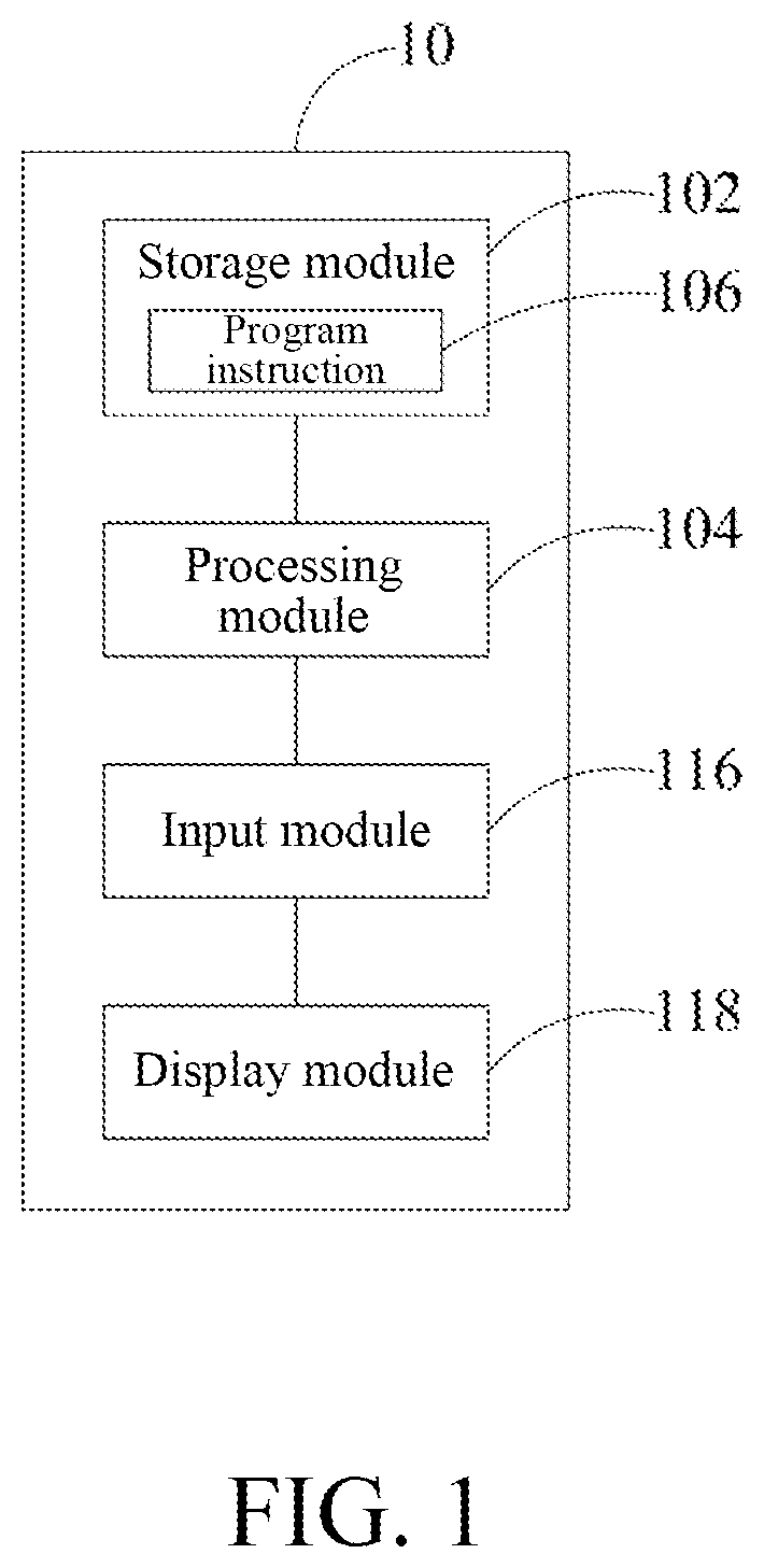 Patent US12347002 — Electronic device and non-transitory computer-readable storage medium — Figure 1