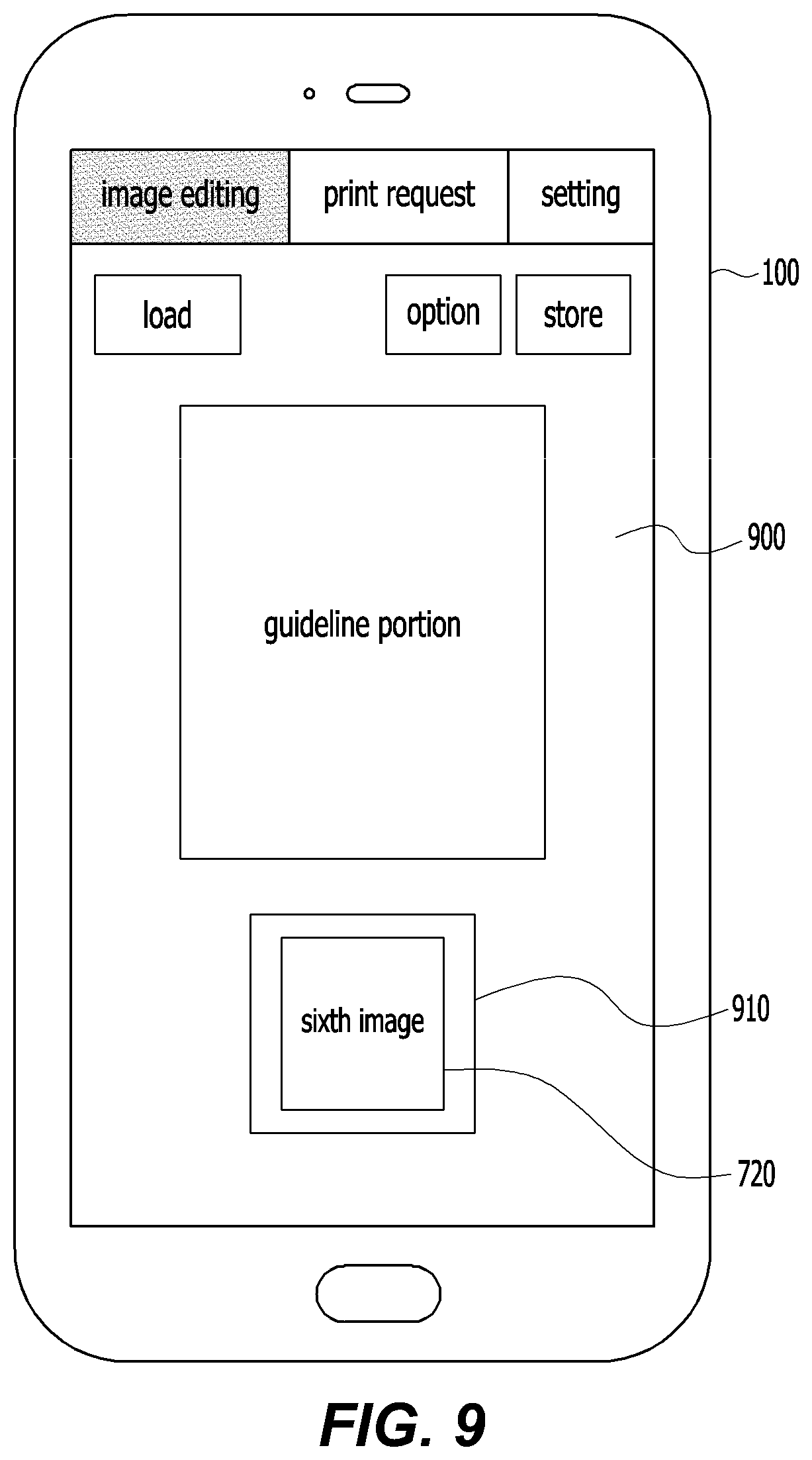 Patent US12347007 Figure 8 – Apparatus for editing printing area and method therefor to avoid image cut-off and white blank