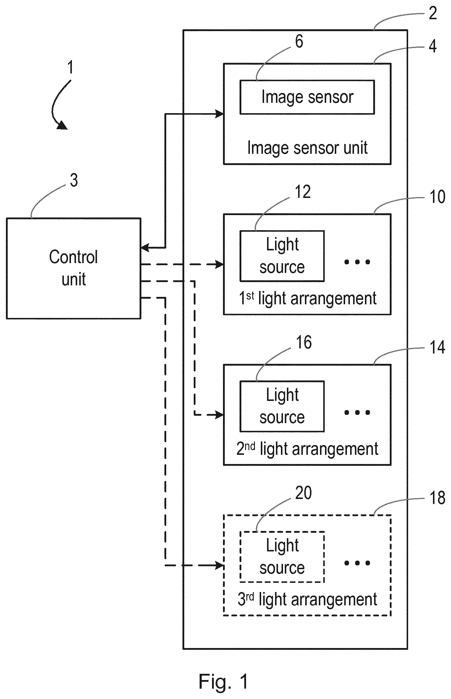 Patent US12347099 Figure 1 – Obtaining images for use in determining one or more properties of skin of a subject