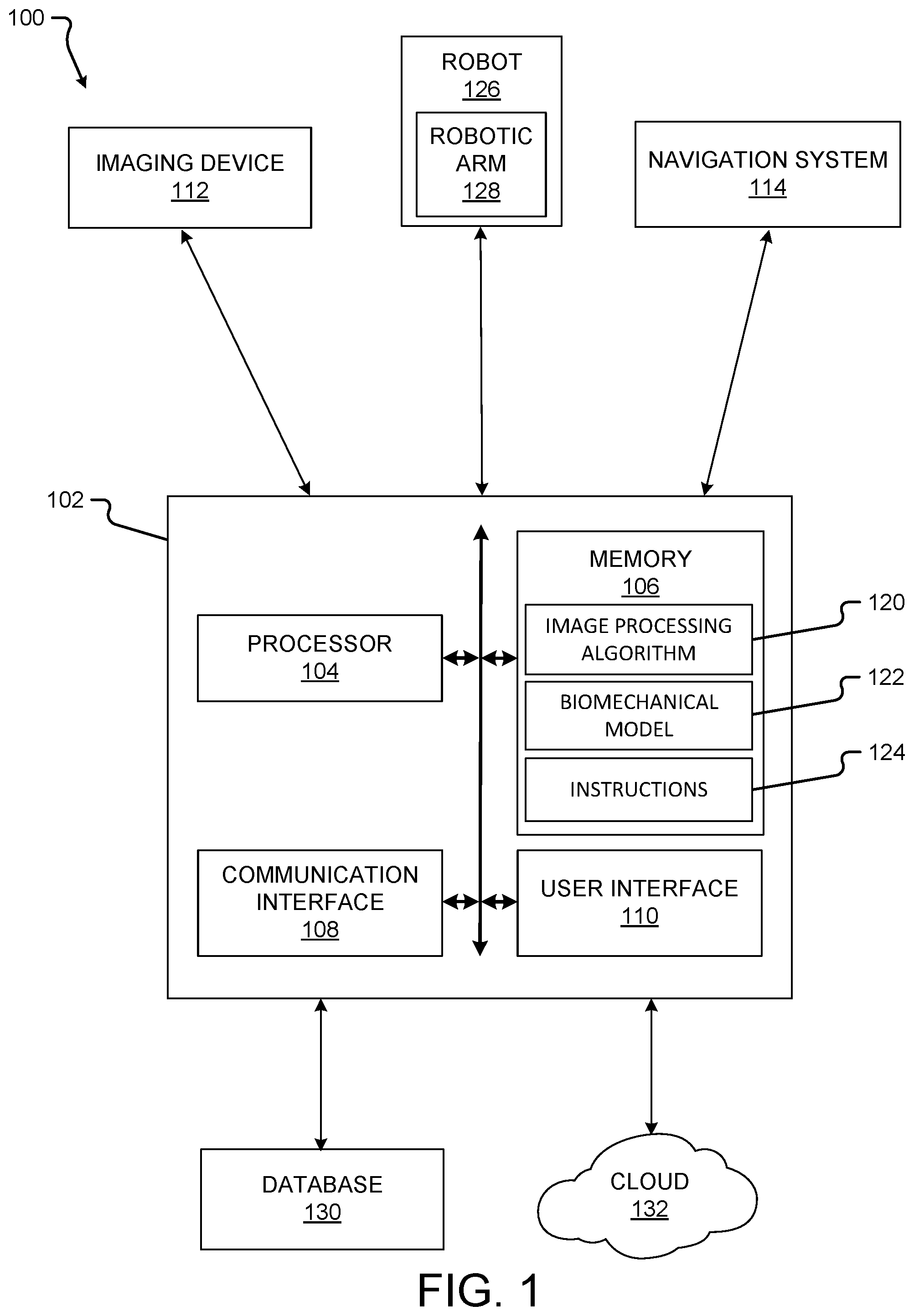 Patent US12347100 — Systems and methods for generating virtual images — Figure 1