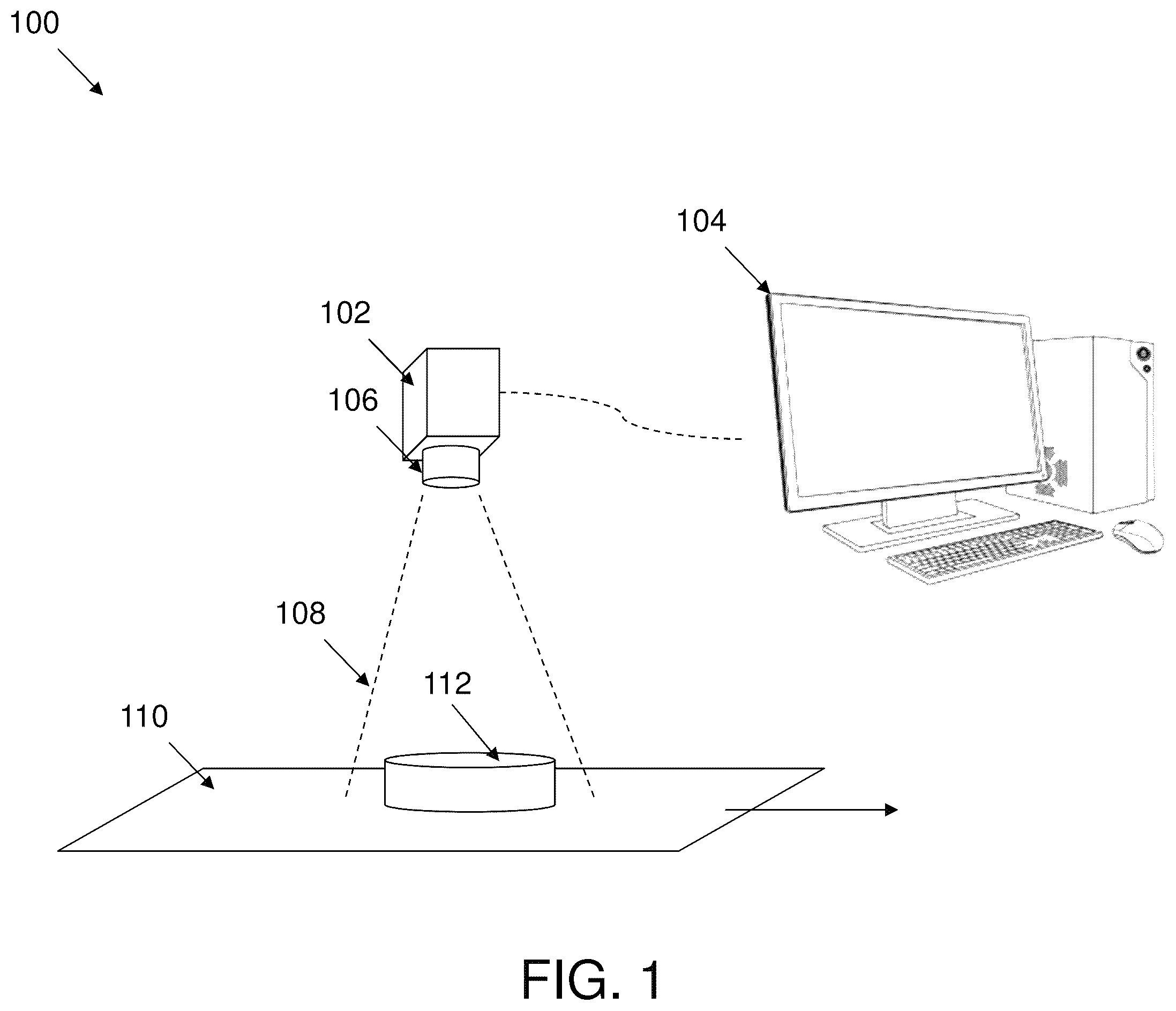 Patent US12347127 — Methods and apparatus for determining volumes of 3D images — Figure 1