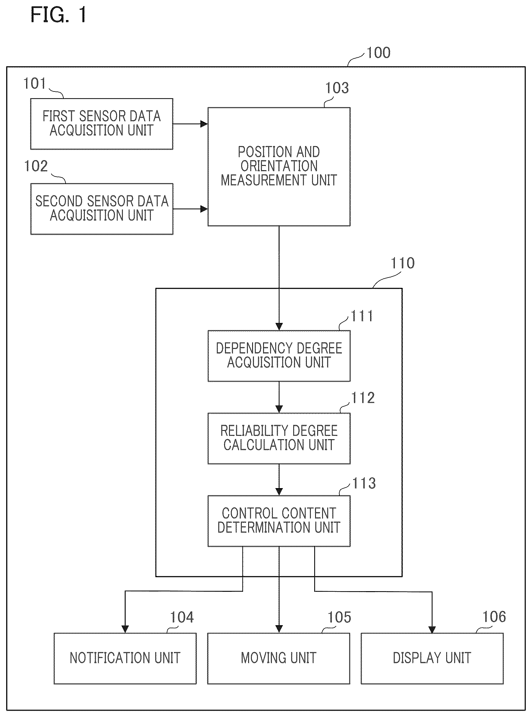 Patent US12347133 — Information processing apparatus, control method of information processing apparatus, and storage medium — Figure 1