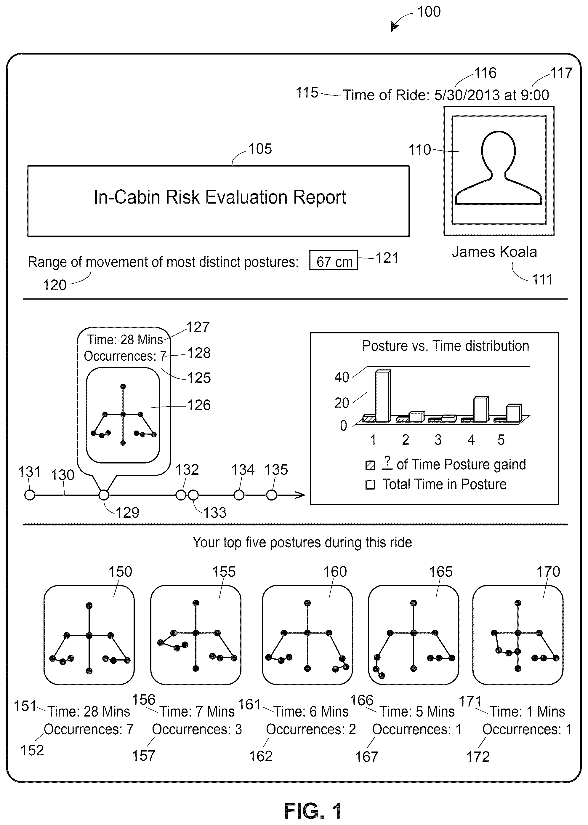 Patent US12347211 — Apparatuses, systems and methods for generation and transmission of vehicle operation mode data — Figure 1