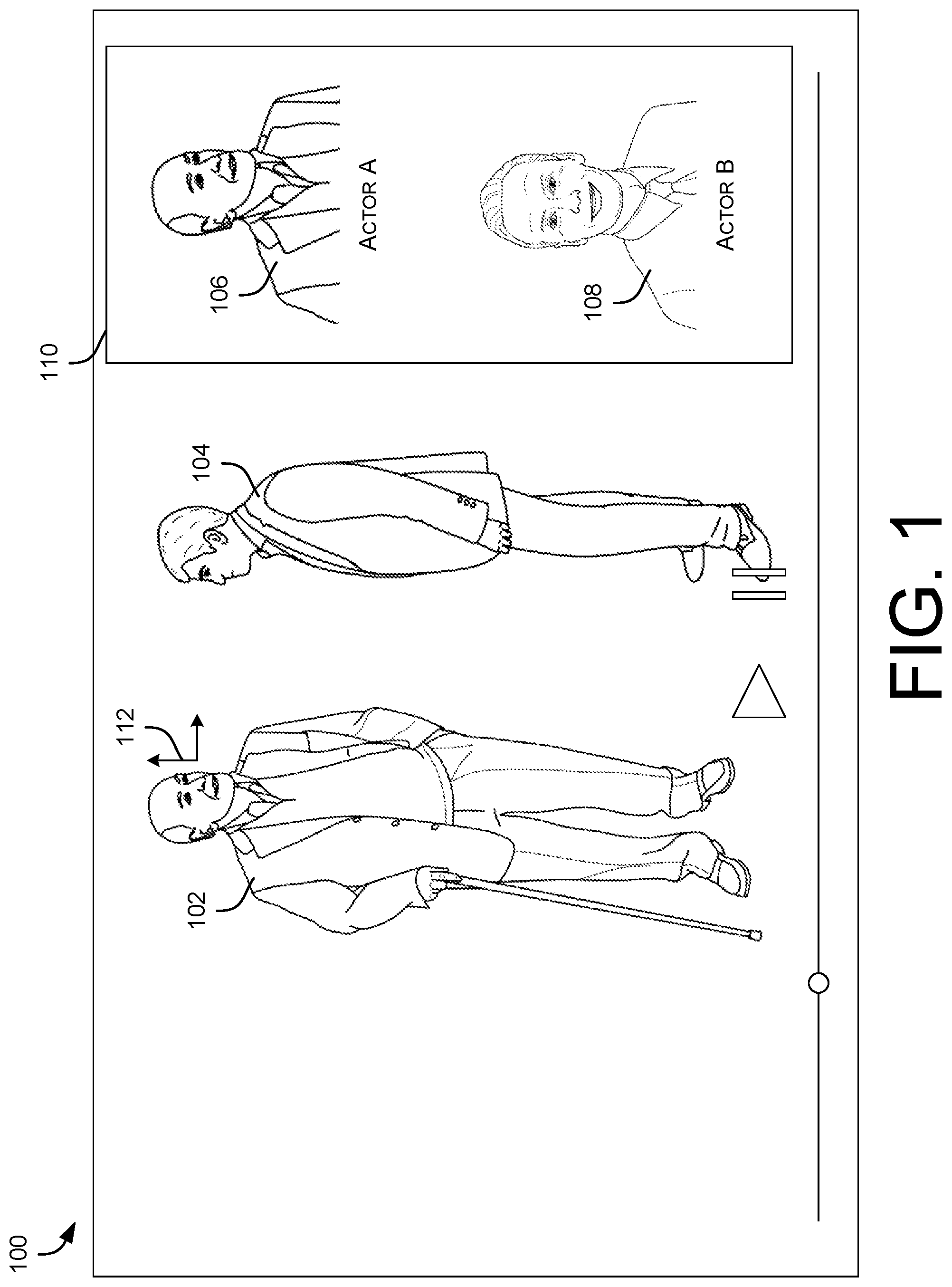 Patent US12347231 — Headshot extraction and curation — Figure 1