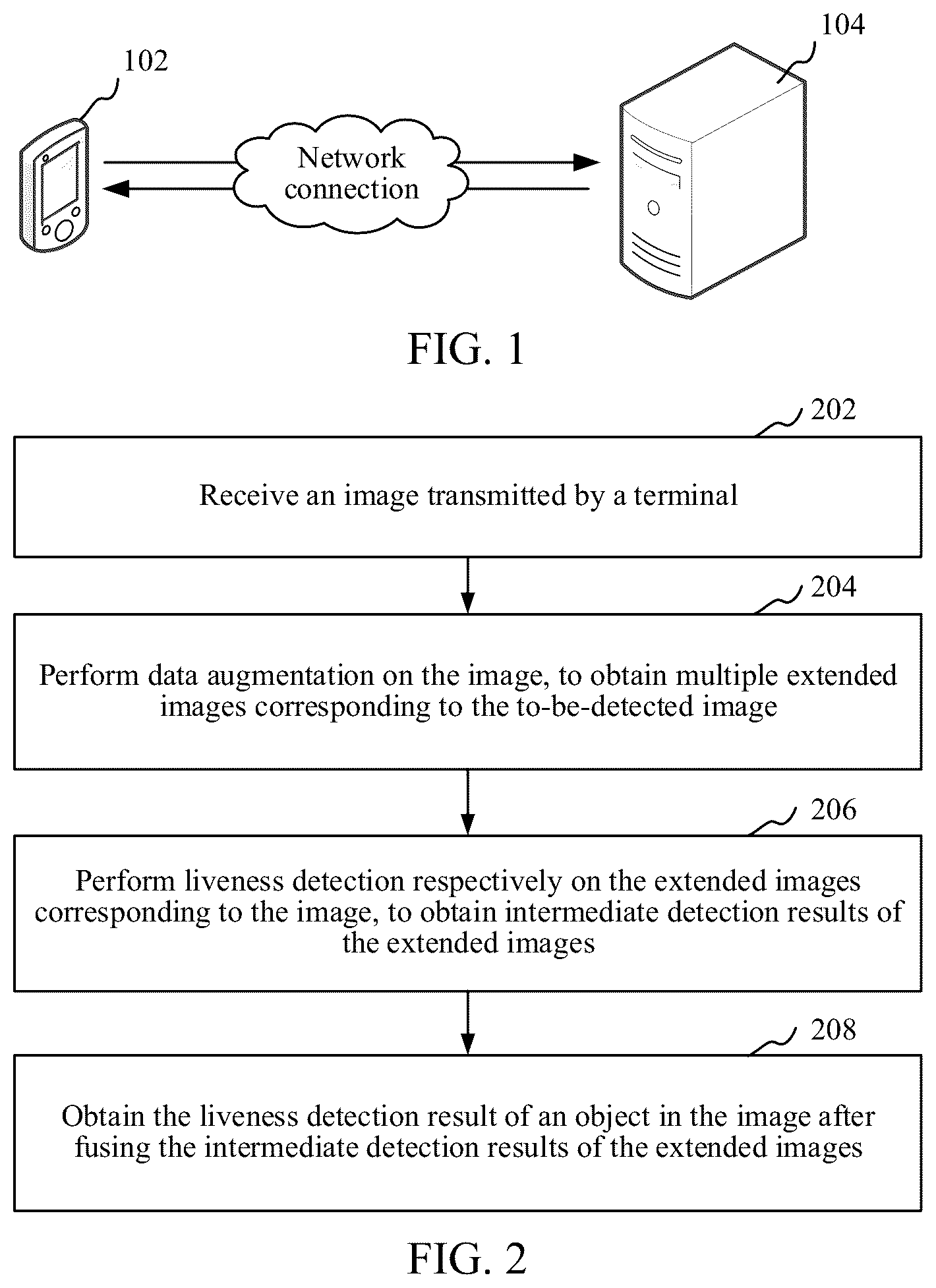 Patent US12347239 Figure 1 – Face liveness detection method, system, apparatus, computer device, and storage medium