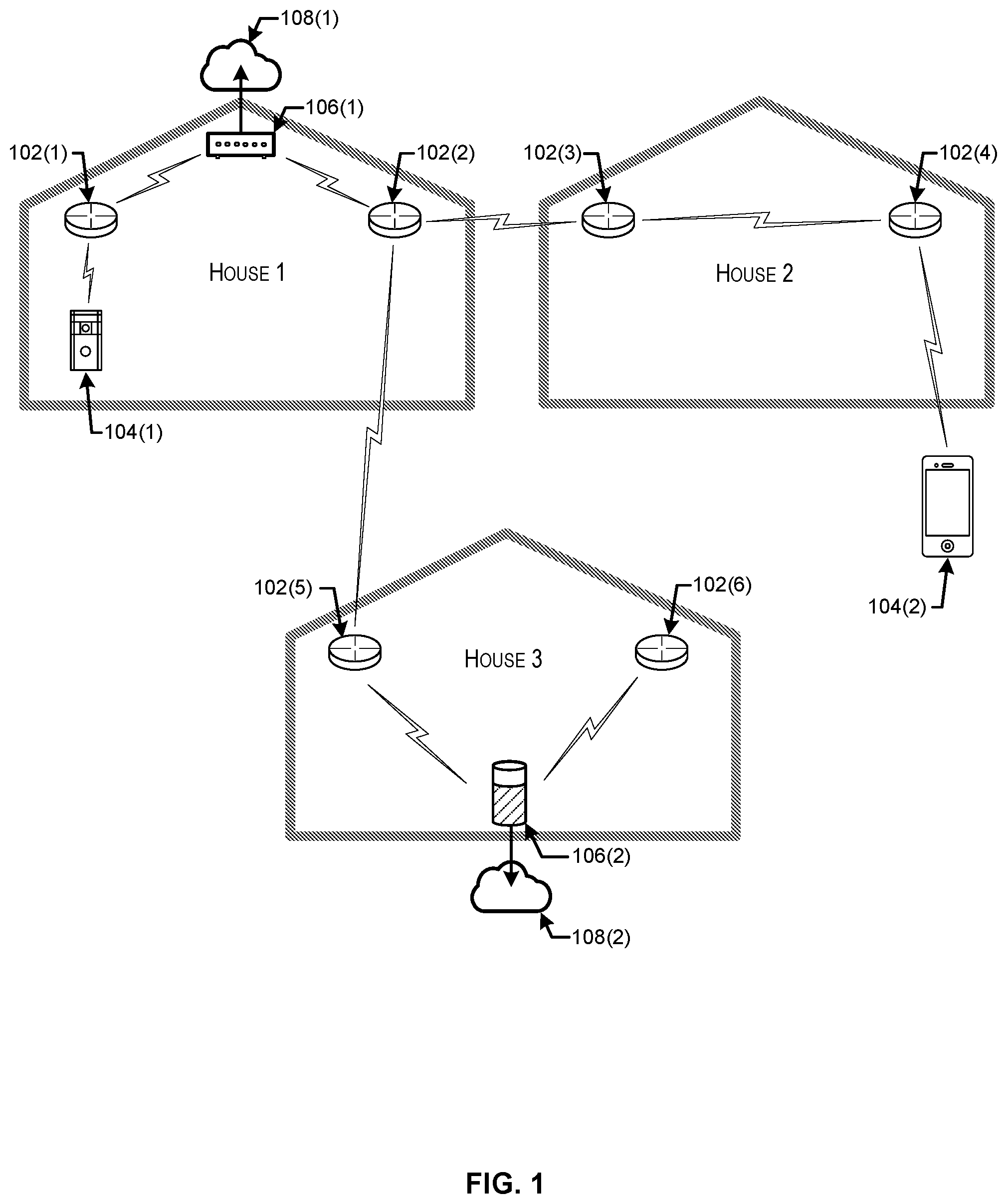 Patent US12347300 — Smoke detector device utilizing network communication protocol coexistence techniques — Figure 1
