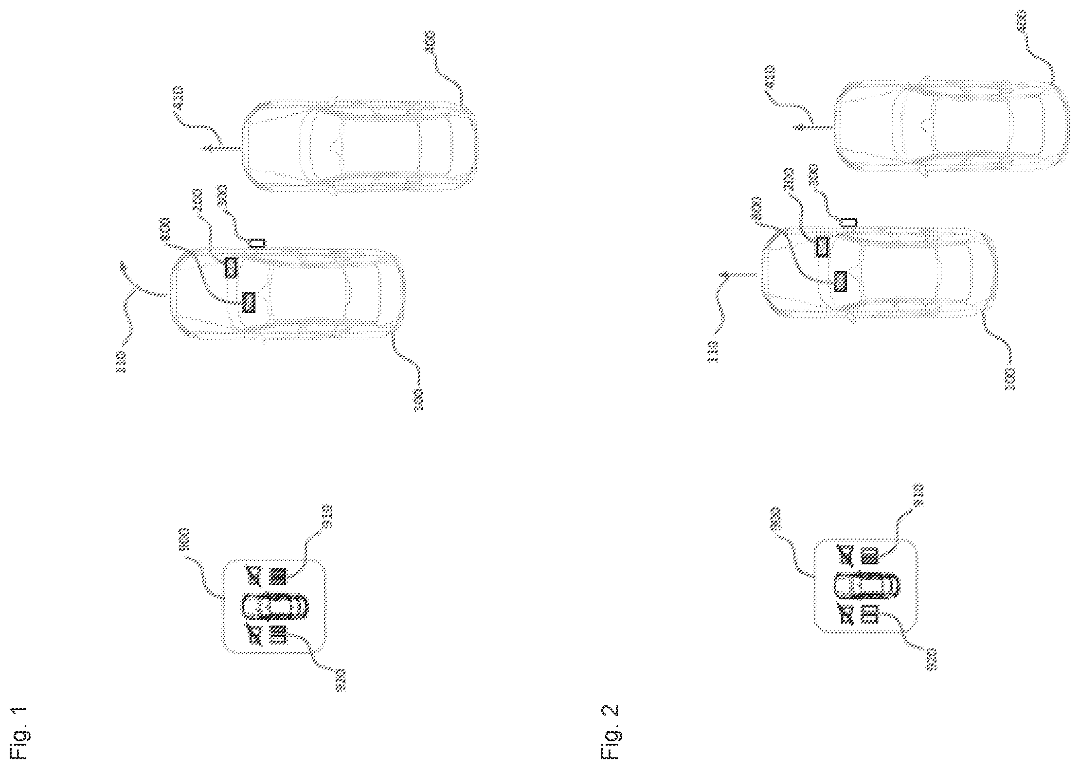 Patent US12347316 — System and method for providing well distinguishable warning levels for obstacles in different visibility areas in the vicinity of a vehicle — Figure 1