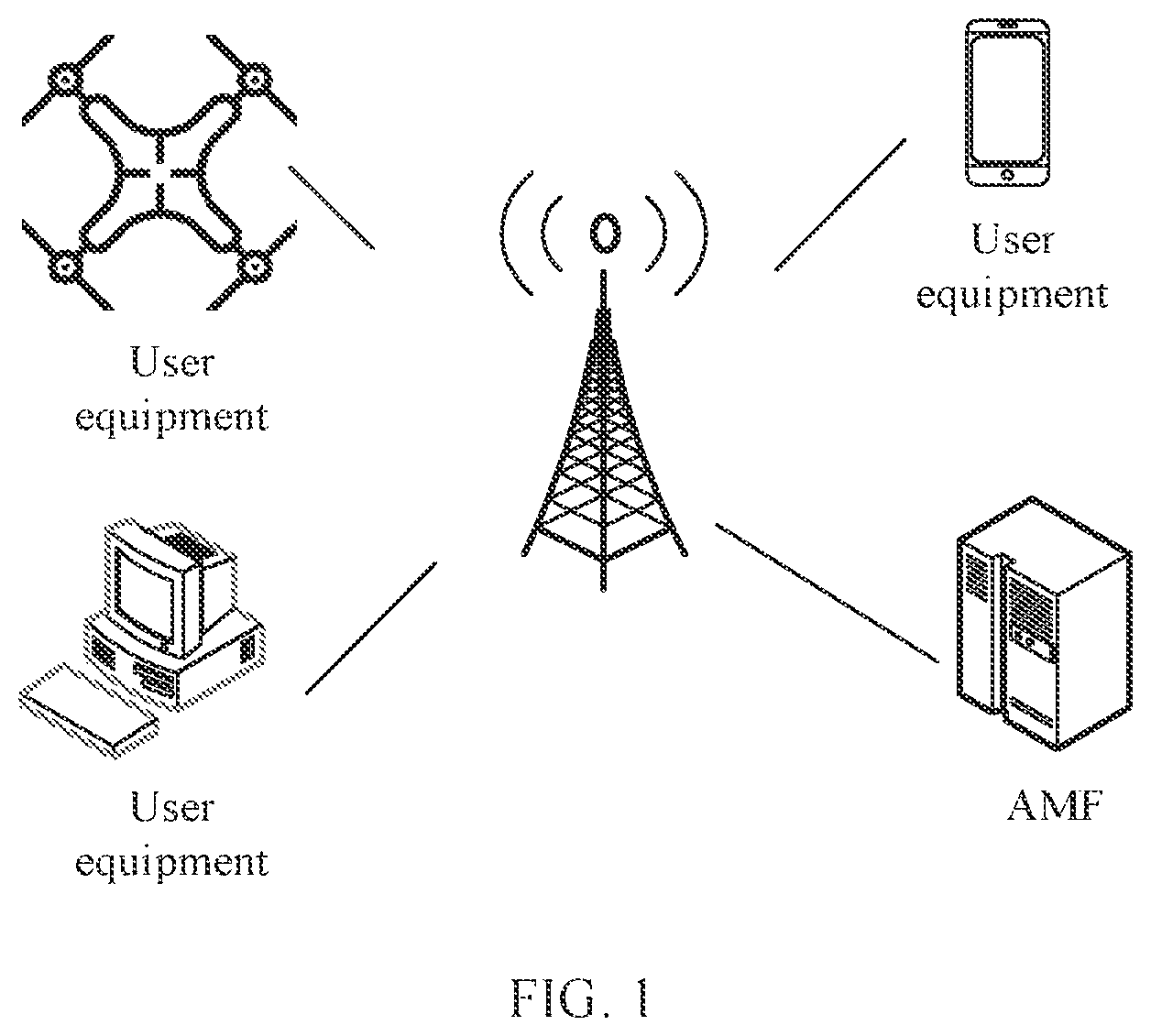 Patent US12347321 — Method for detecting unauthorized uncrewed aerial vehicle, apparatus, and system — Figure 1