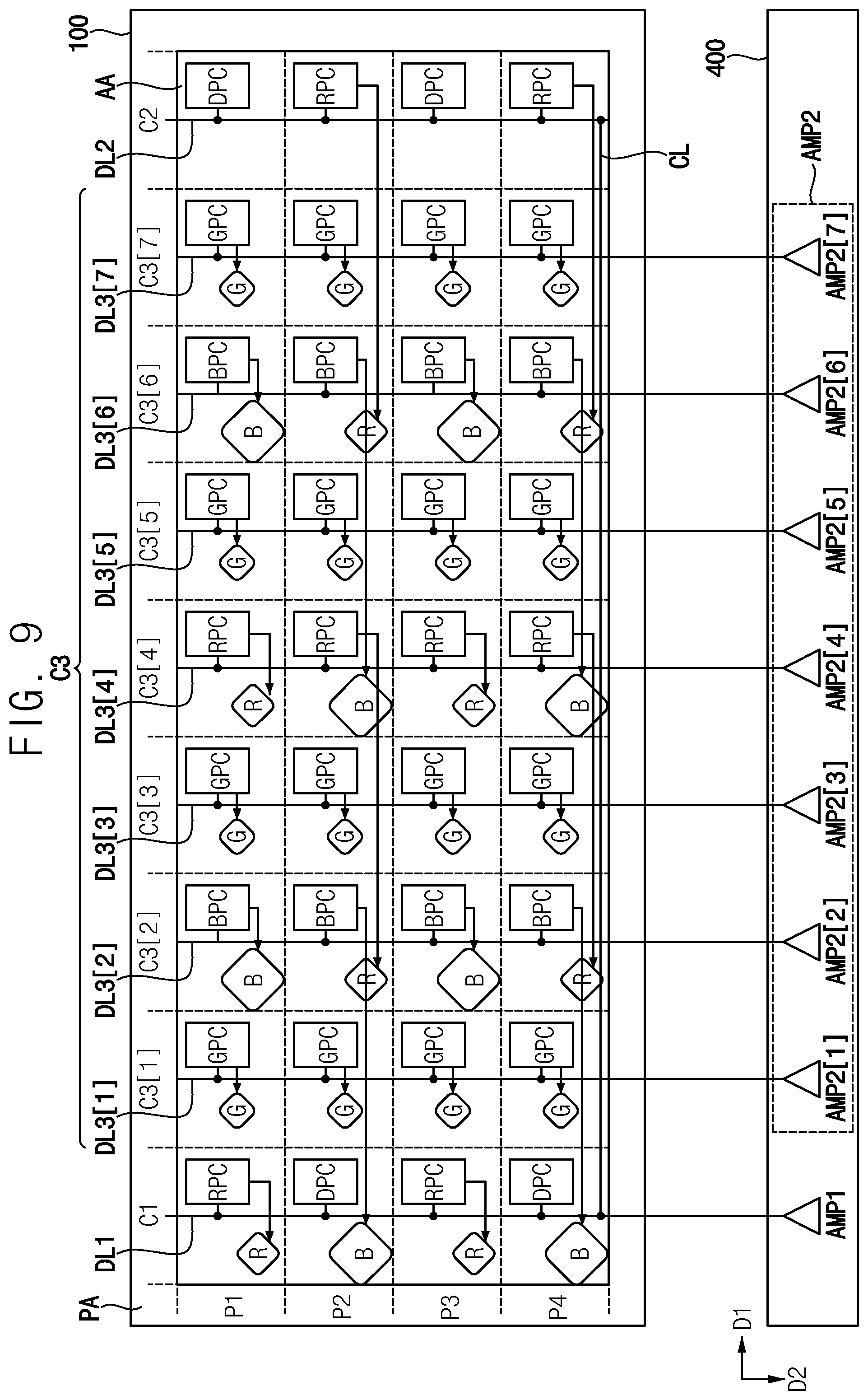 Patent US12347362 Figure 9 – Data driver and display device including the same