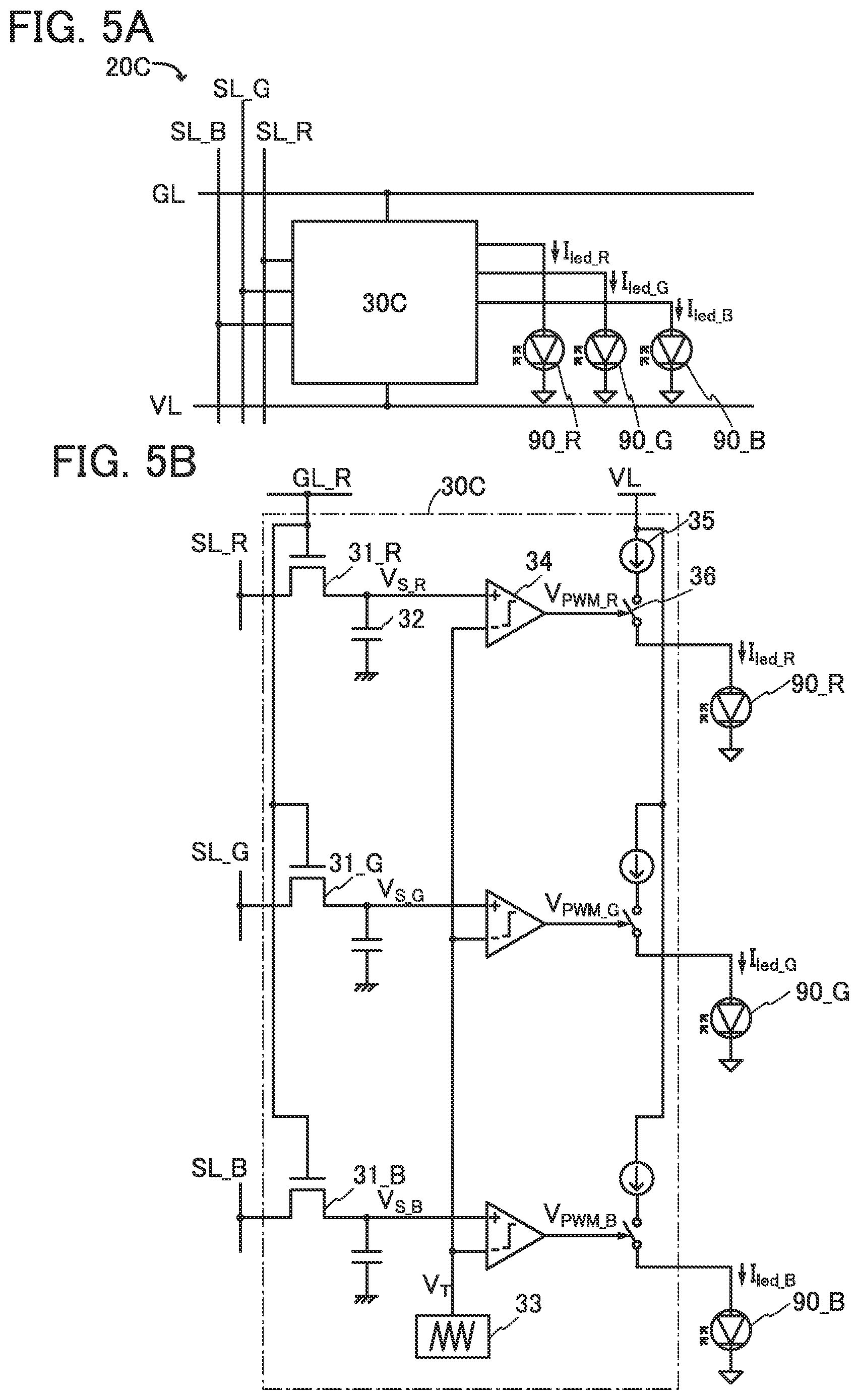 Patent US12347364 Figure 5 – Display and electronic device including the display