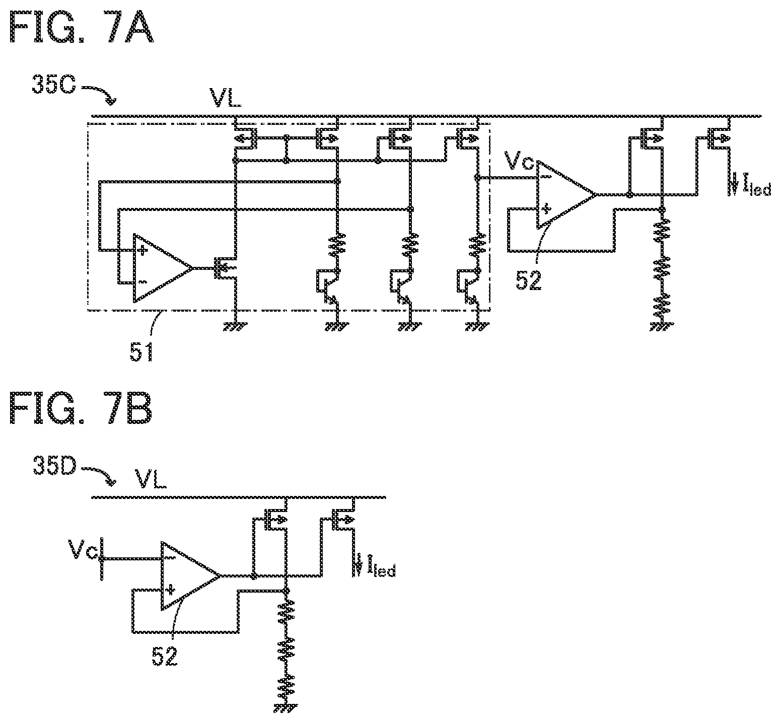 Patent US12347364 Figure 7 – Display and electronic device including the display