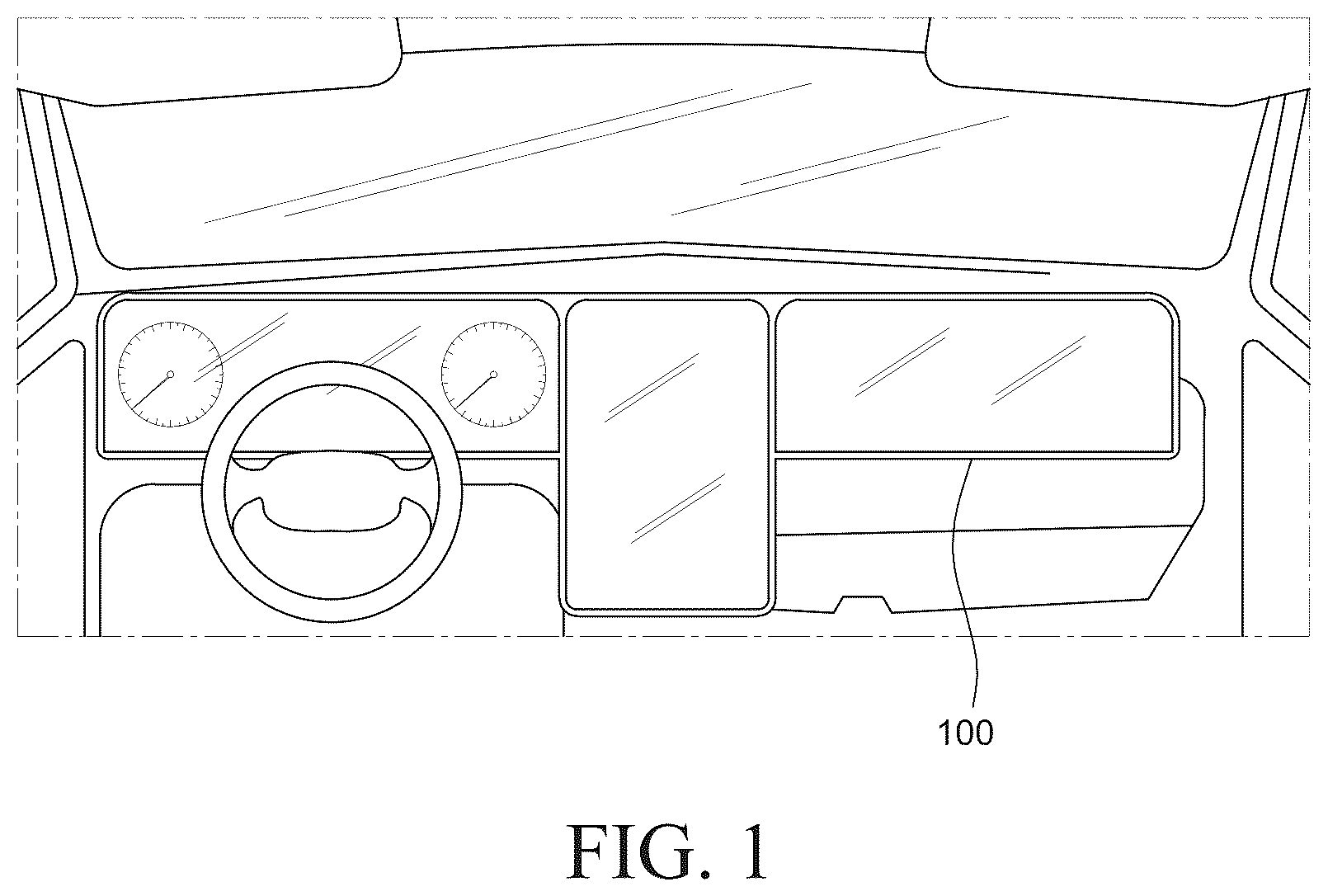 Patent US12347366 Figure 1 – Display device
