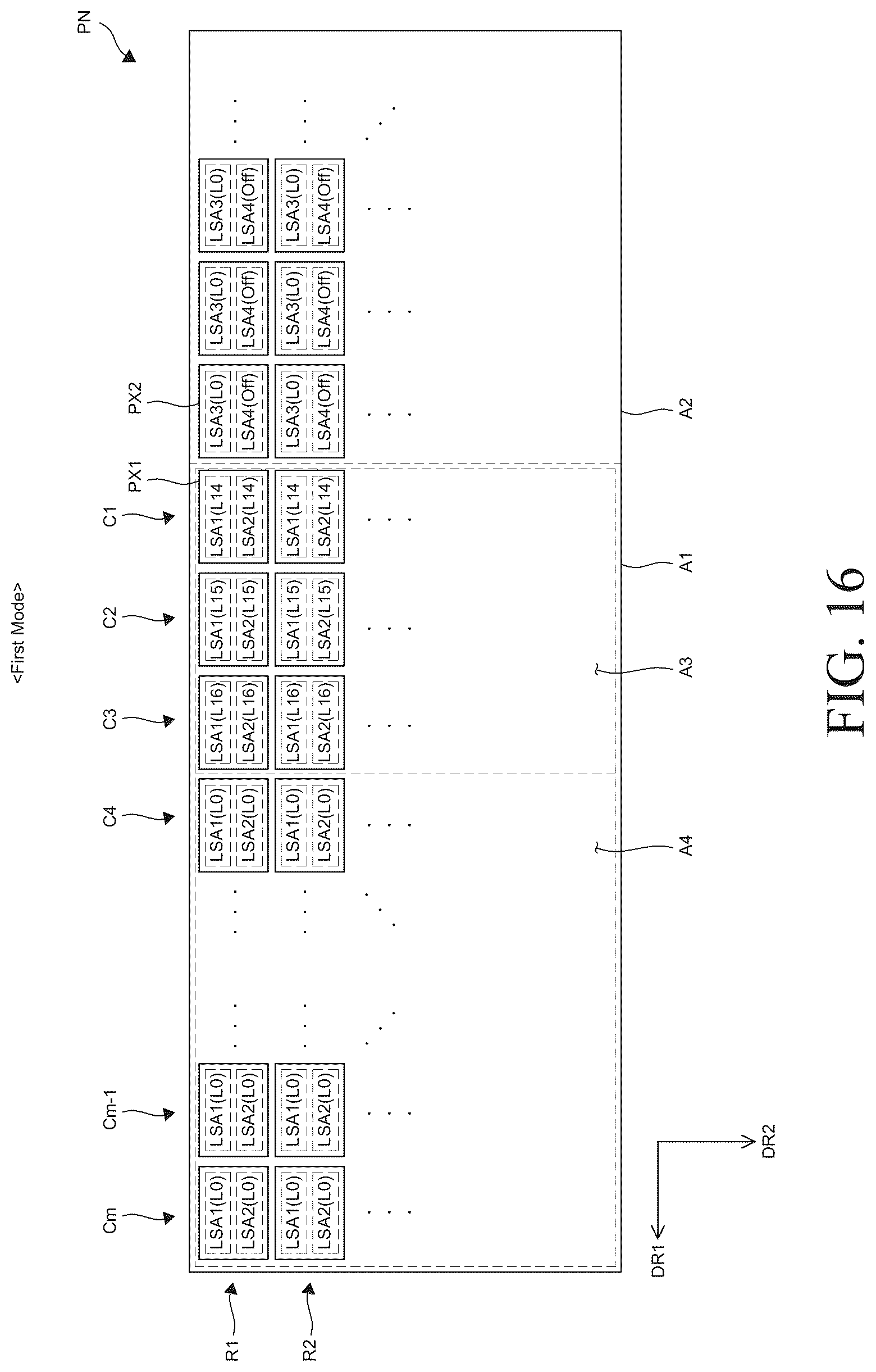 Patent US12347366 Figure 15 – Display device