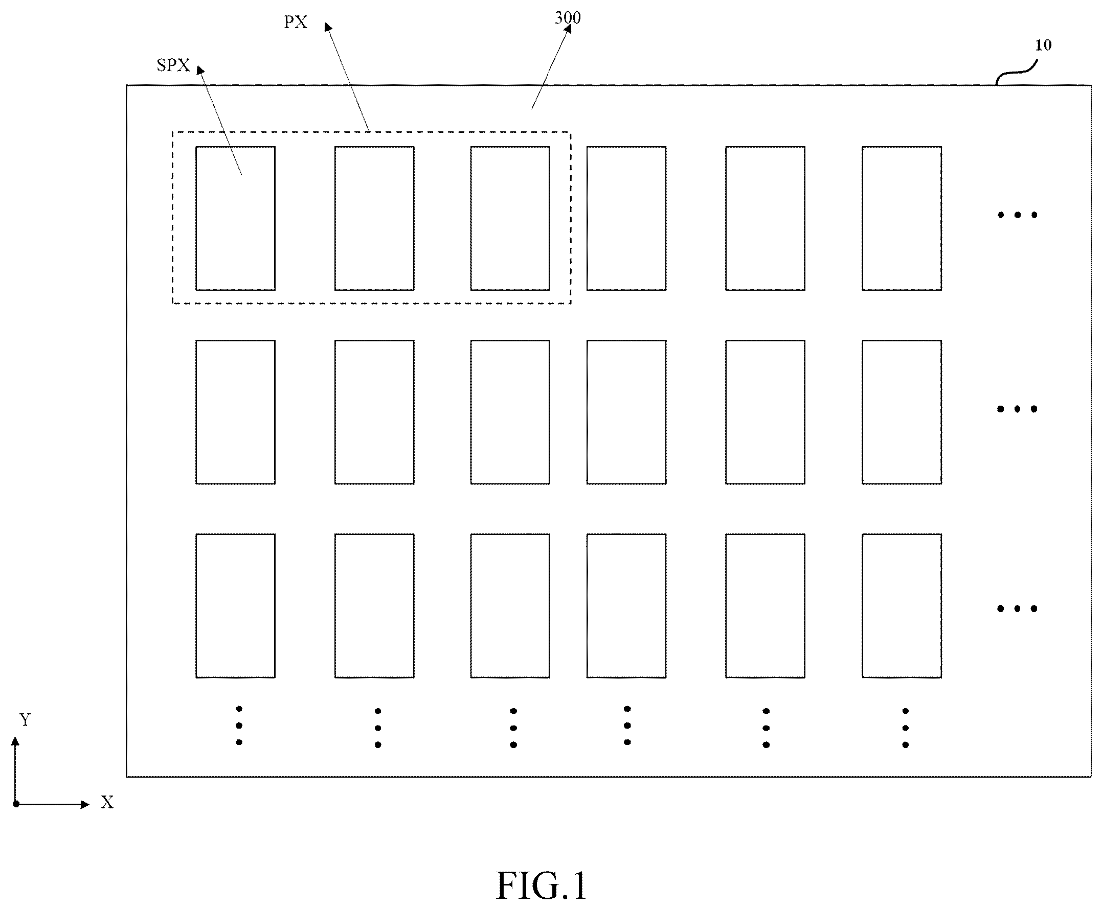 Patent US12347374 — Array substrate for display panel improving response speed of pixel circuit — Figure 1