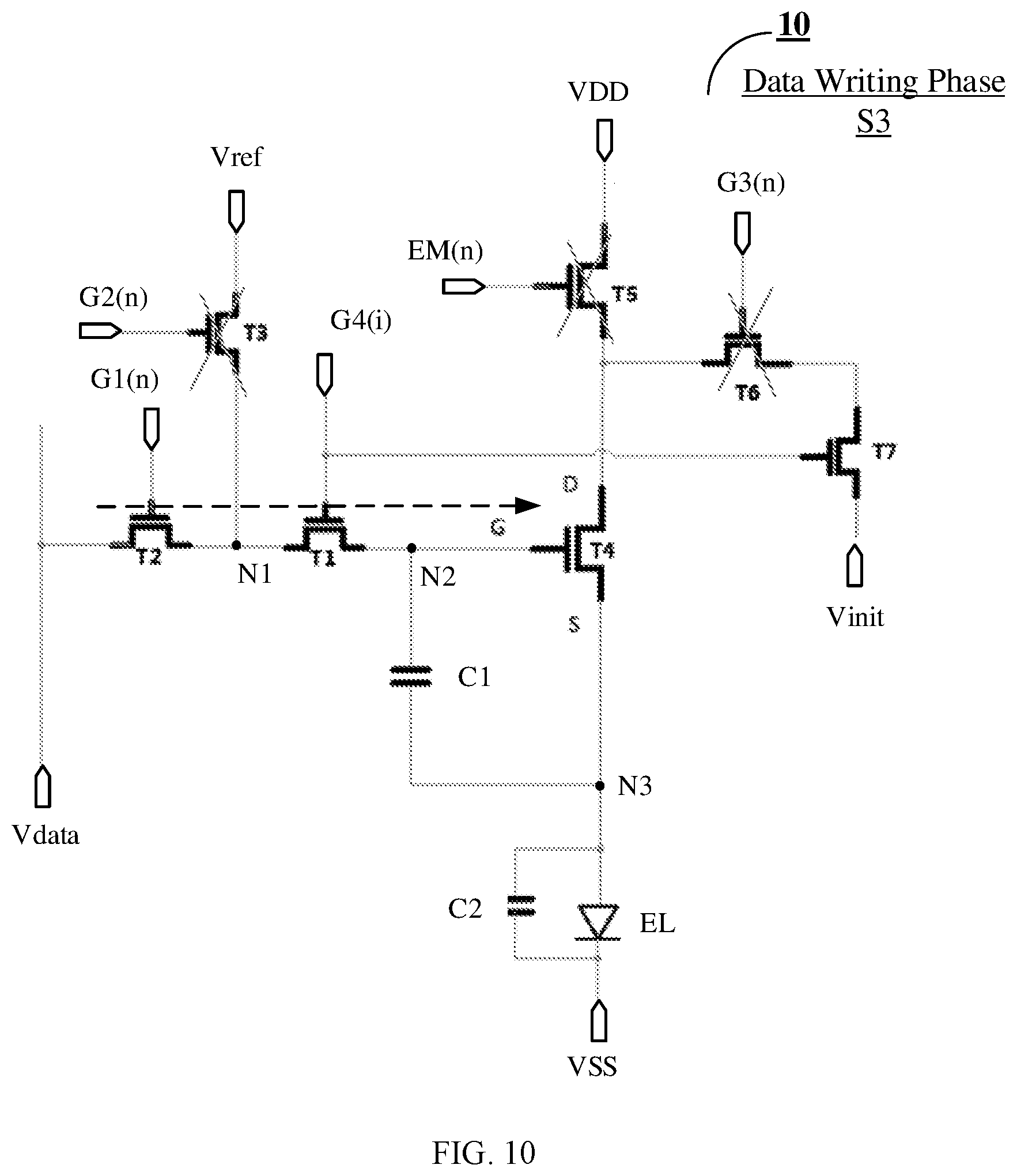 Patent US12347379 Figure 8 – Pixel circuit and driving method thereof, and display device