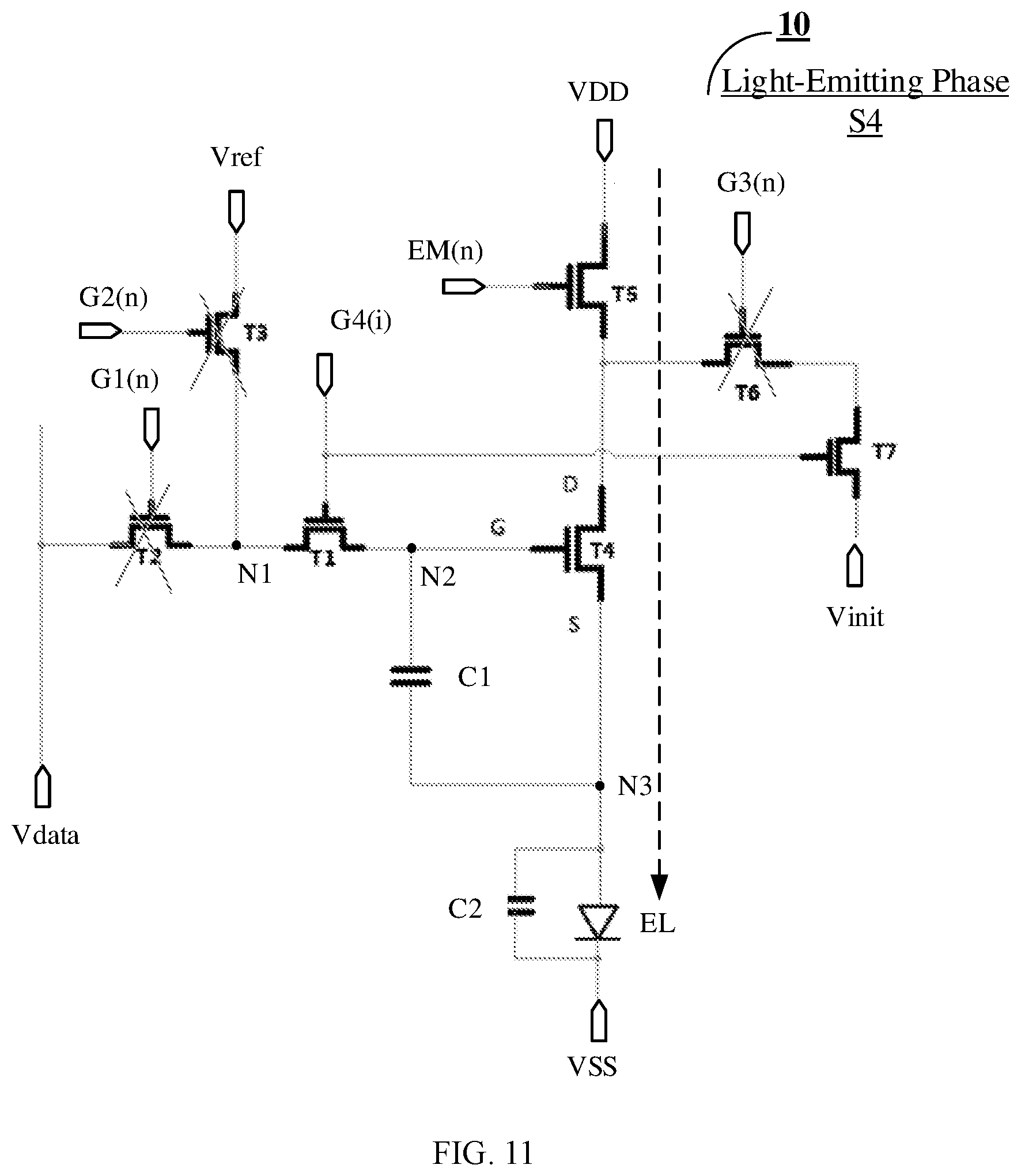 Patent US12347379 Figure 9 – Pixel circuit and driving method thereof, and display device