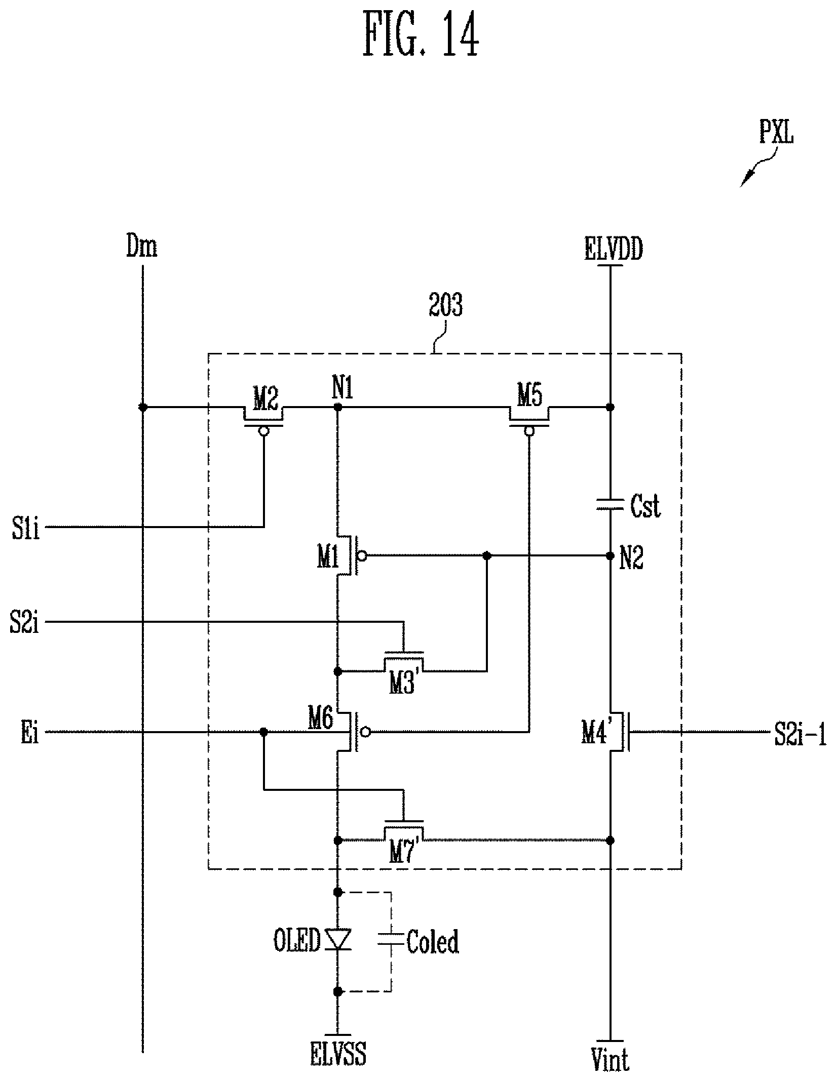 Patent US12347381 Figure 13 – Organic light emitting display device