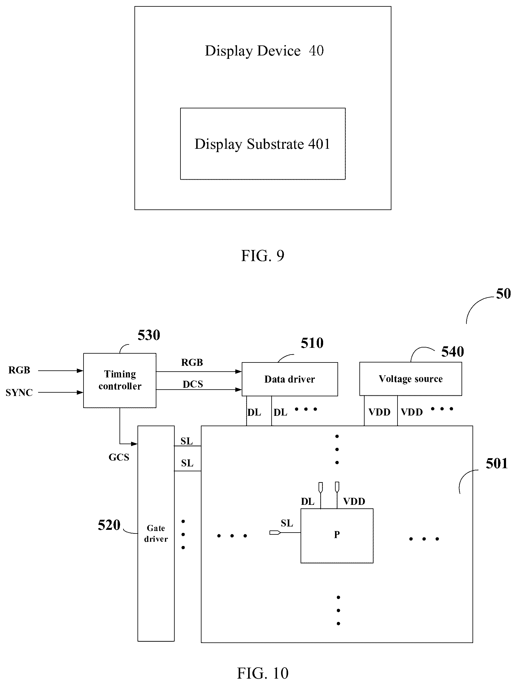 Patent US12347384 Figure 9 – Display substrate and display device
