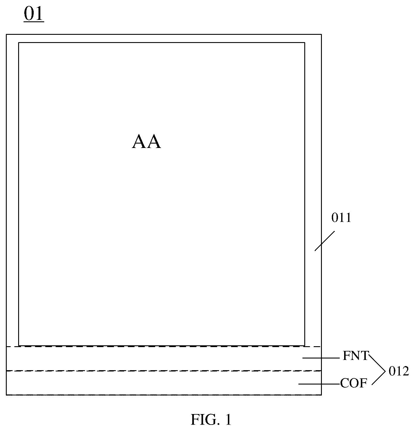 Patent US12347385 Figure 1 – Display substrate and display device