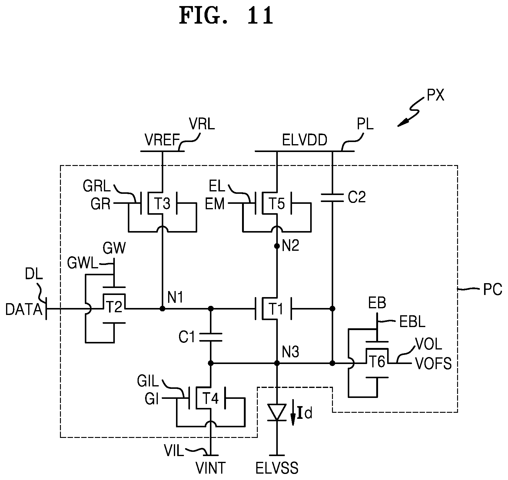 Patent US12347386 Figure 11 – Display apparatus
