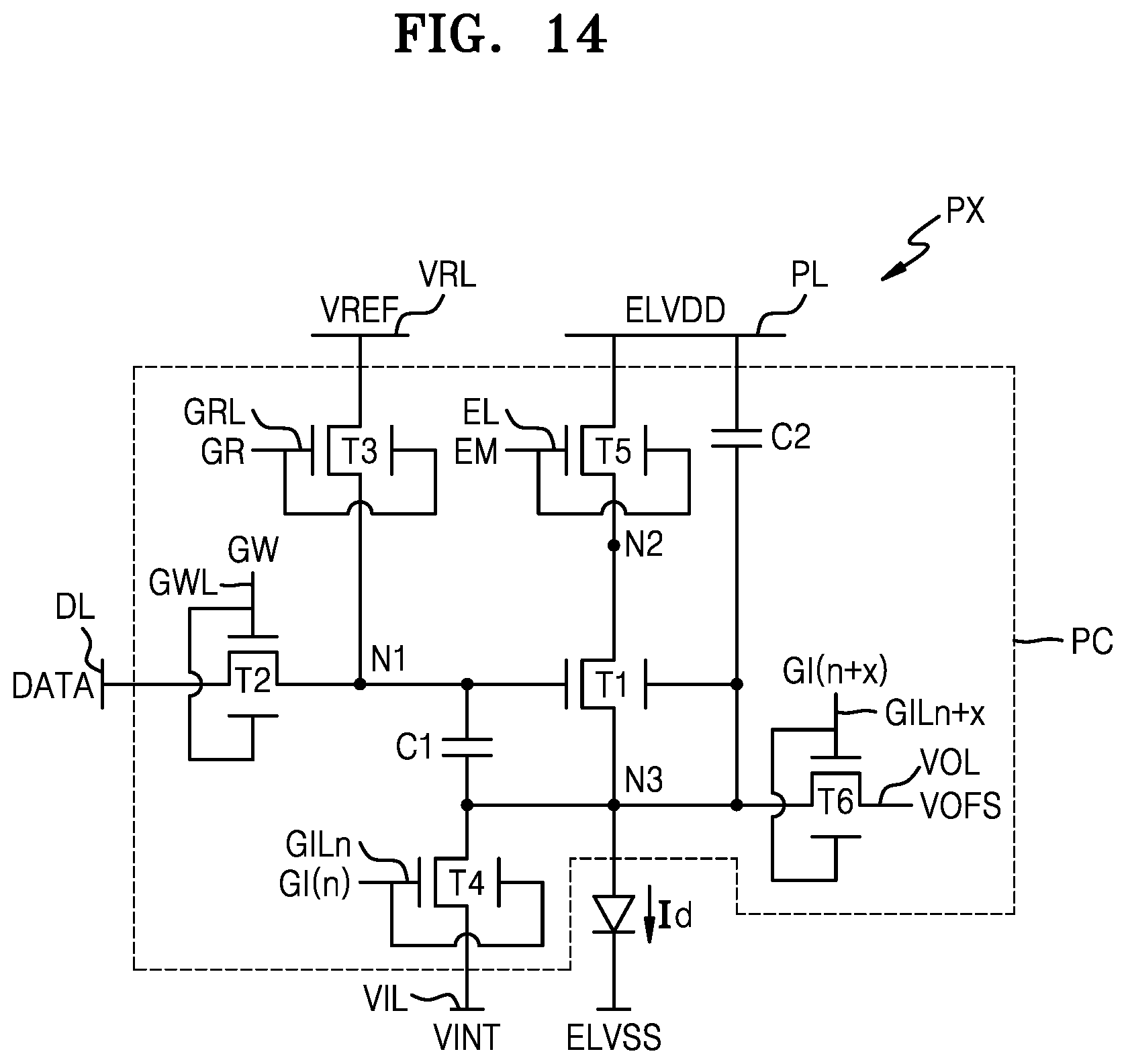 Patent US12347386 Figure 14 – Display apparatus