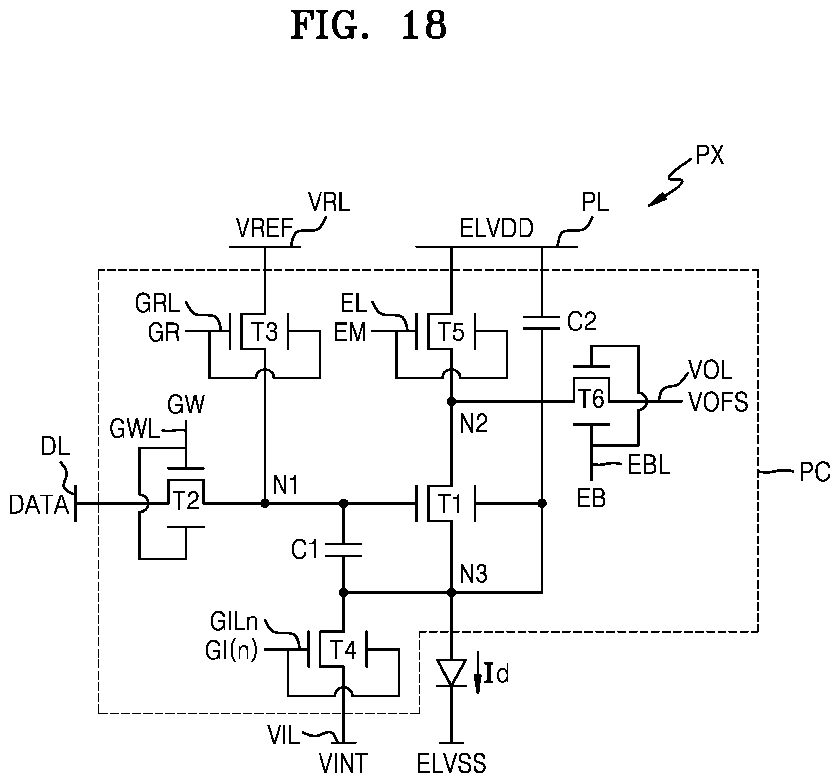 Patent US12347386 Figure 18 – Display apparatus