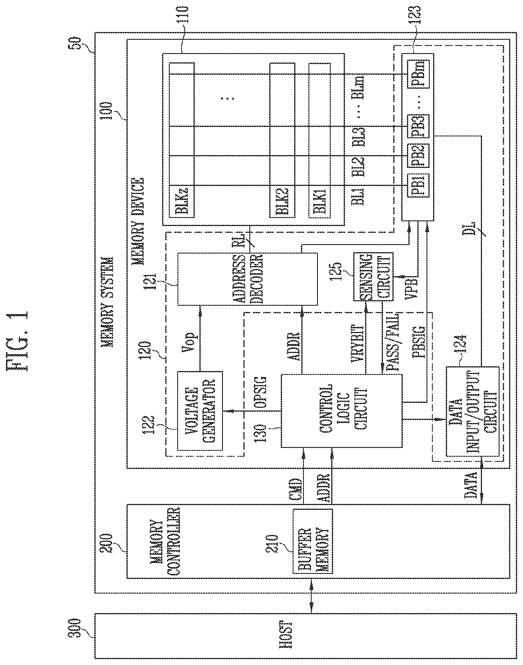 Patent US12347502 — Page buffer, memory device including page buffer and memory system including memory device — Figure 1