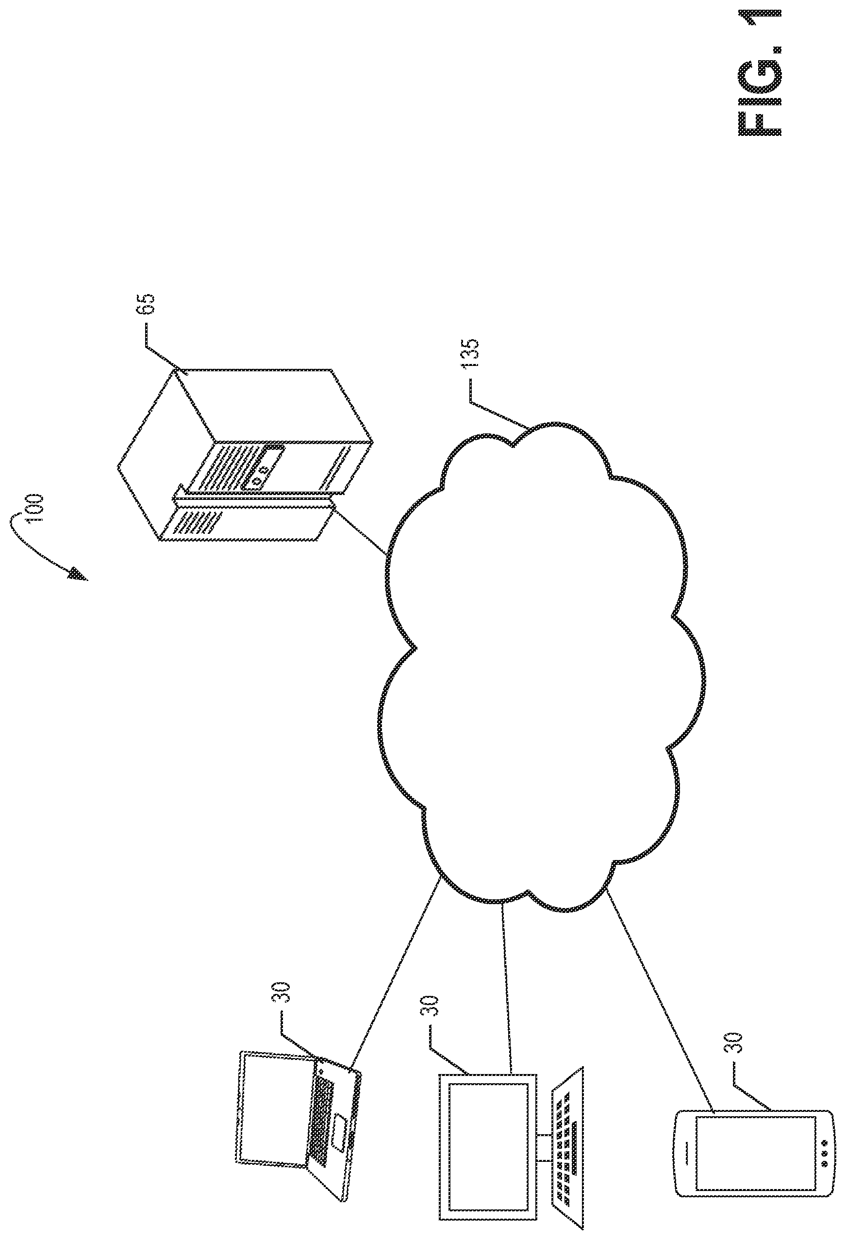 Patent US12347537 Figure 1 – Programmatically managing social determinants of health to provide electronic data links with third party health resources