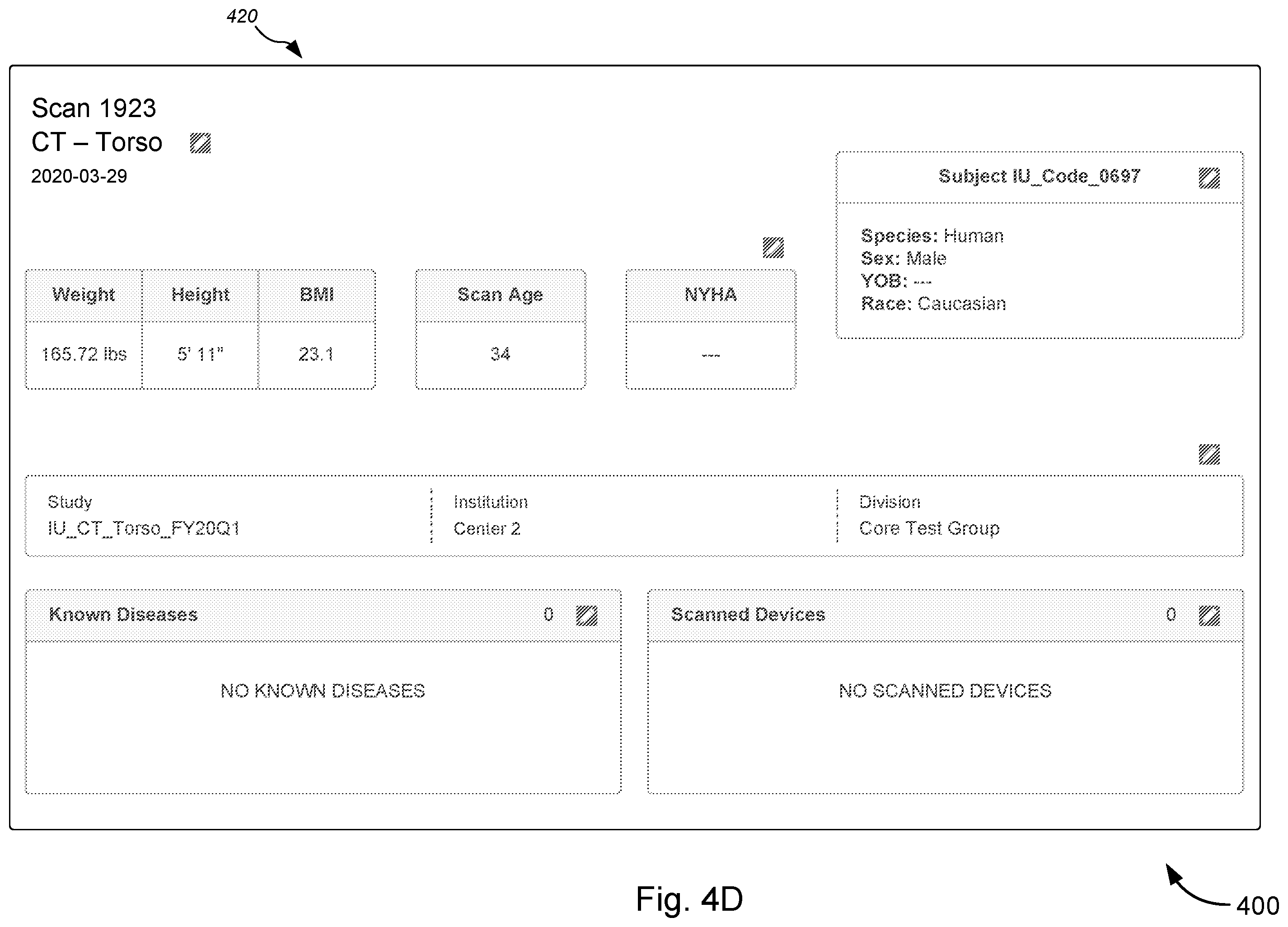 Patent US12347550 Figure 10 – Imaging discovery utility for augmenting clinical image management