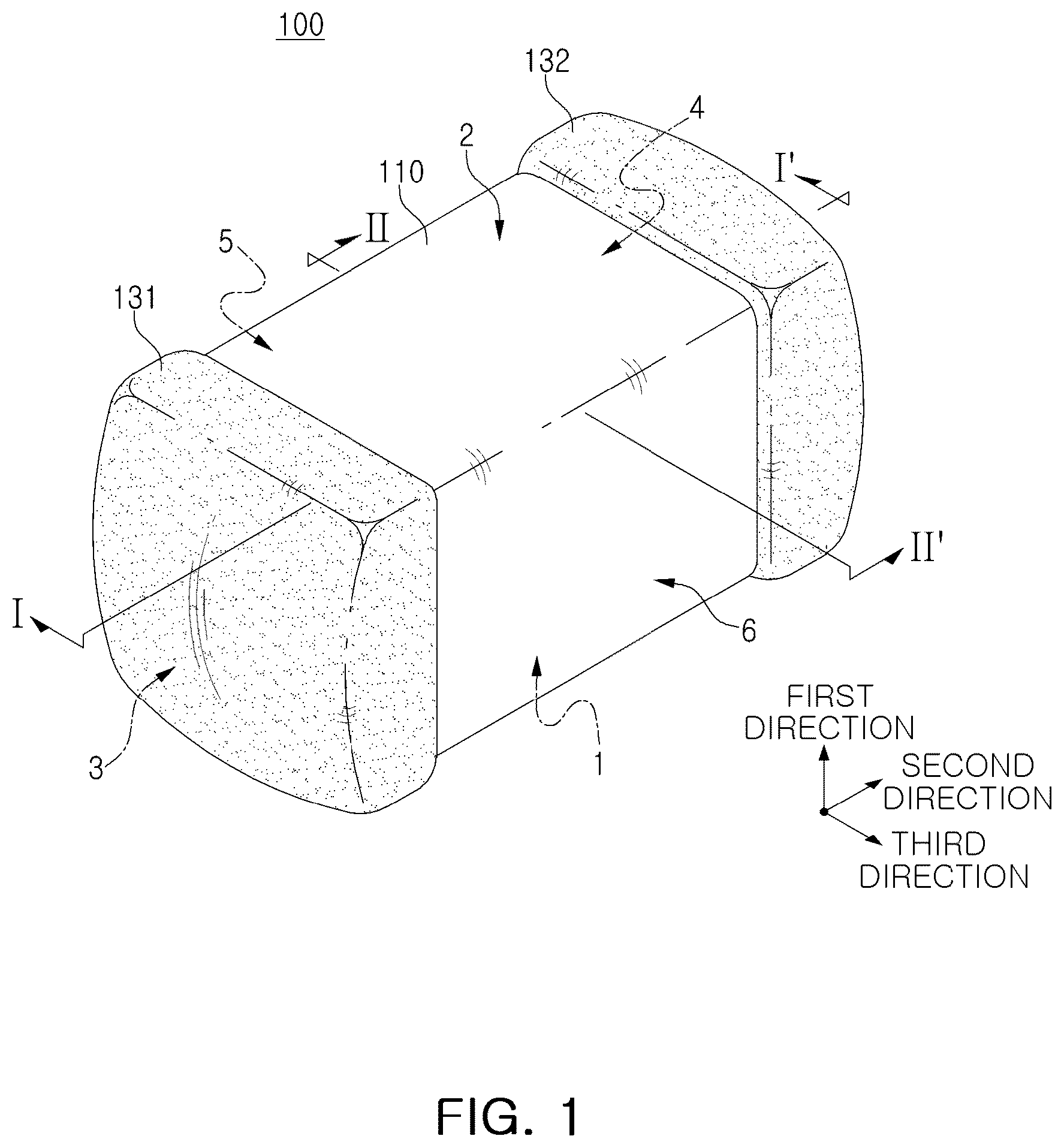 Patent US12347620 — Multilayer electronic component — Figure 1