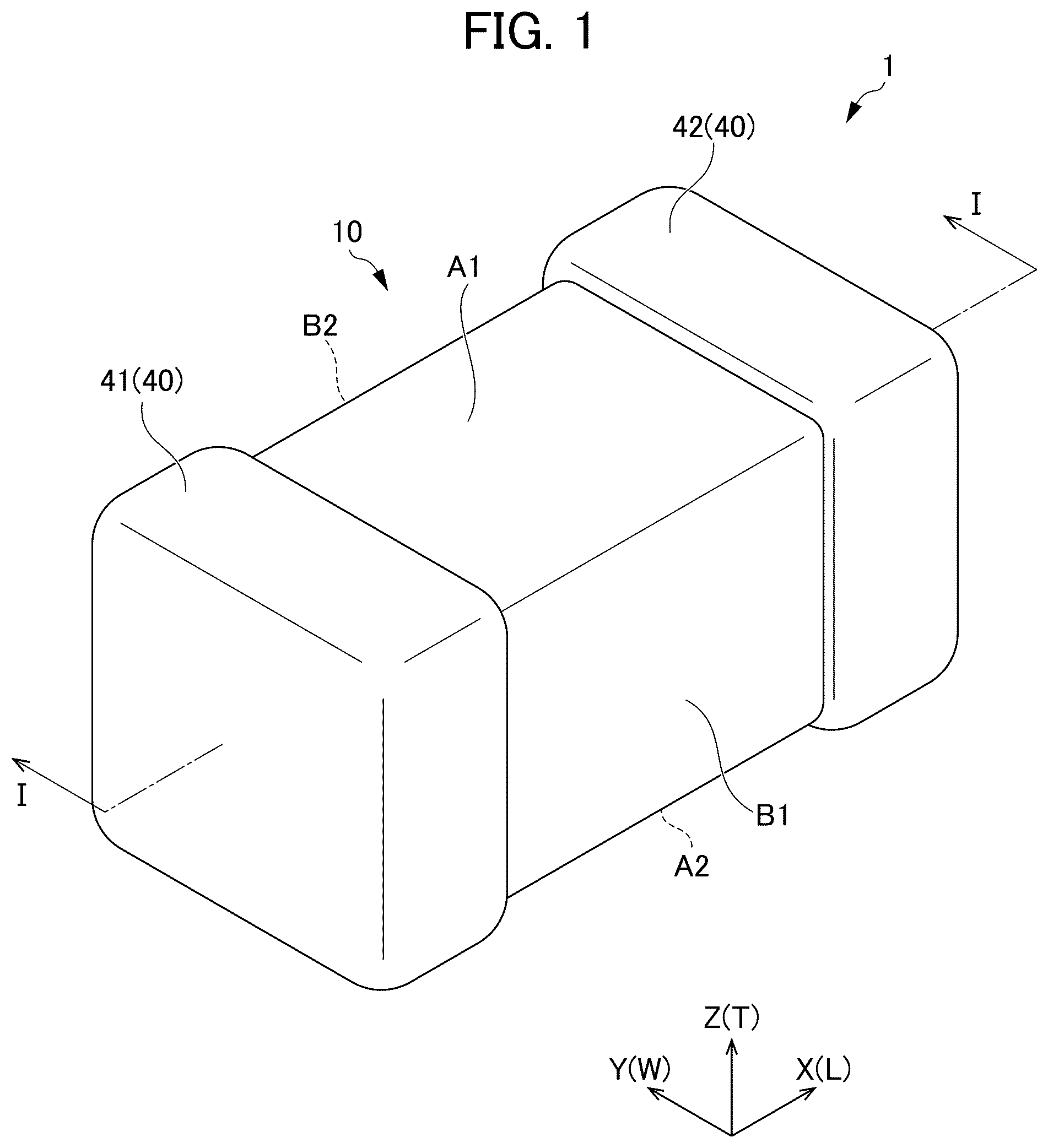 Patent US12347625 Figure 1 – Multilayer ceramic capacitor