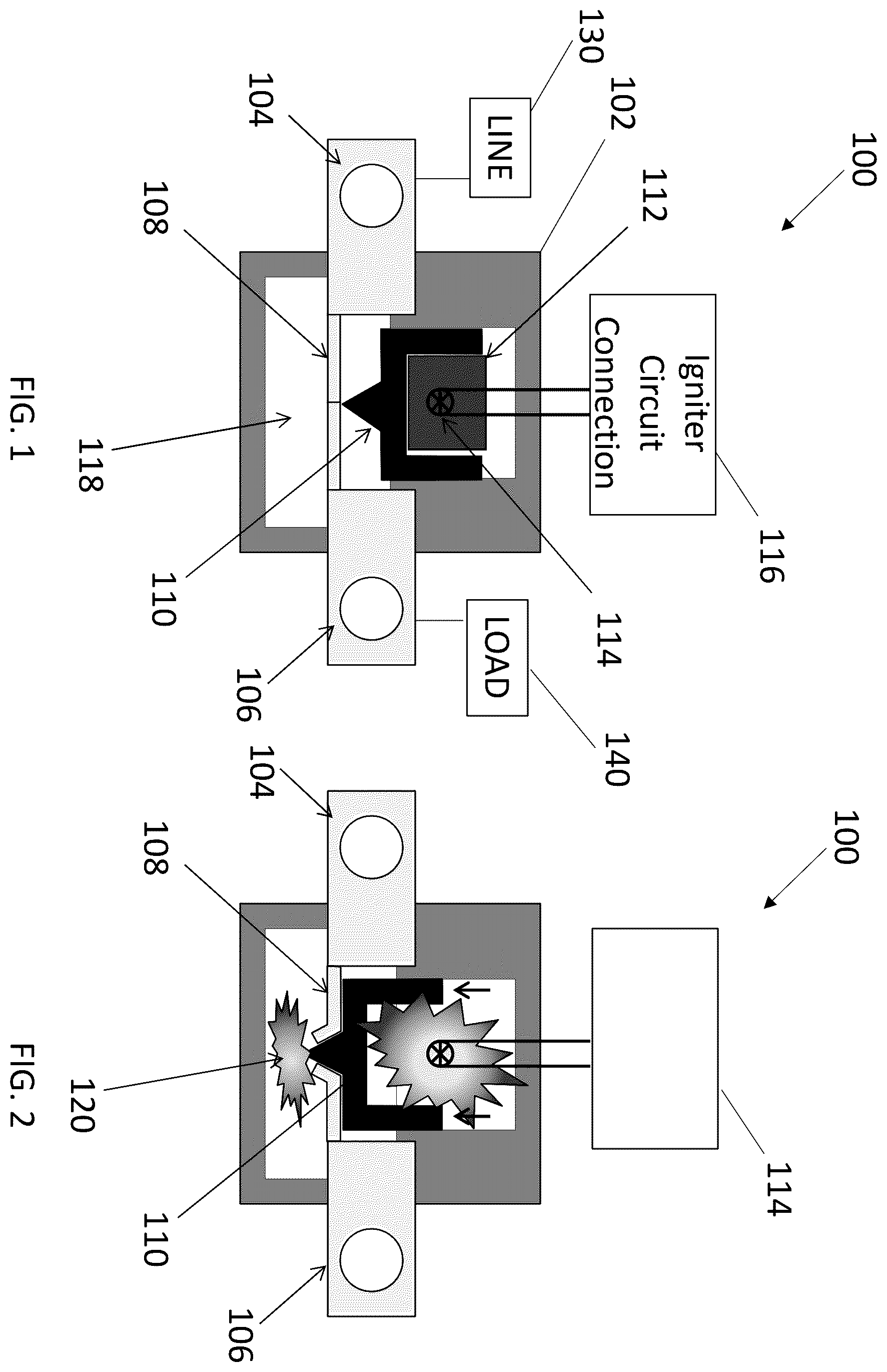 Patent US12347635 — High voltage direct current circuit protection system and method — Figure 1