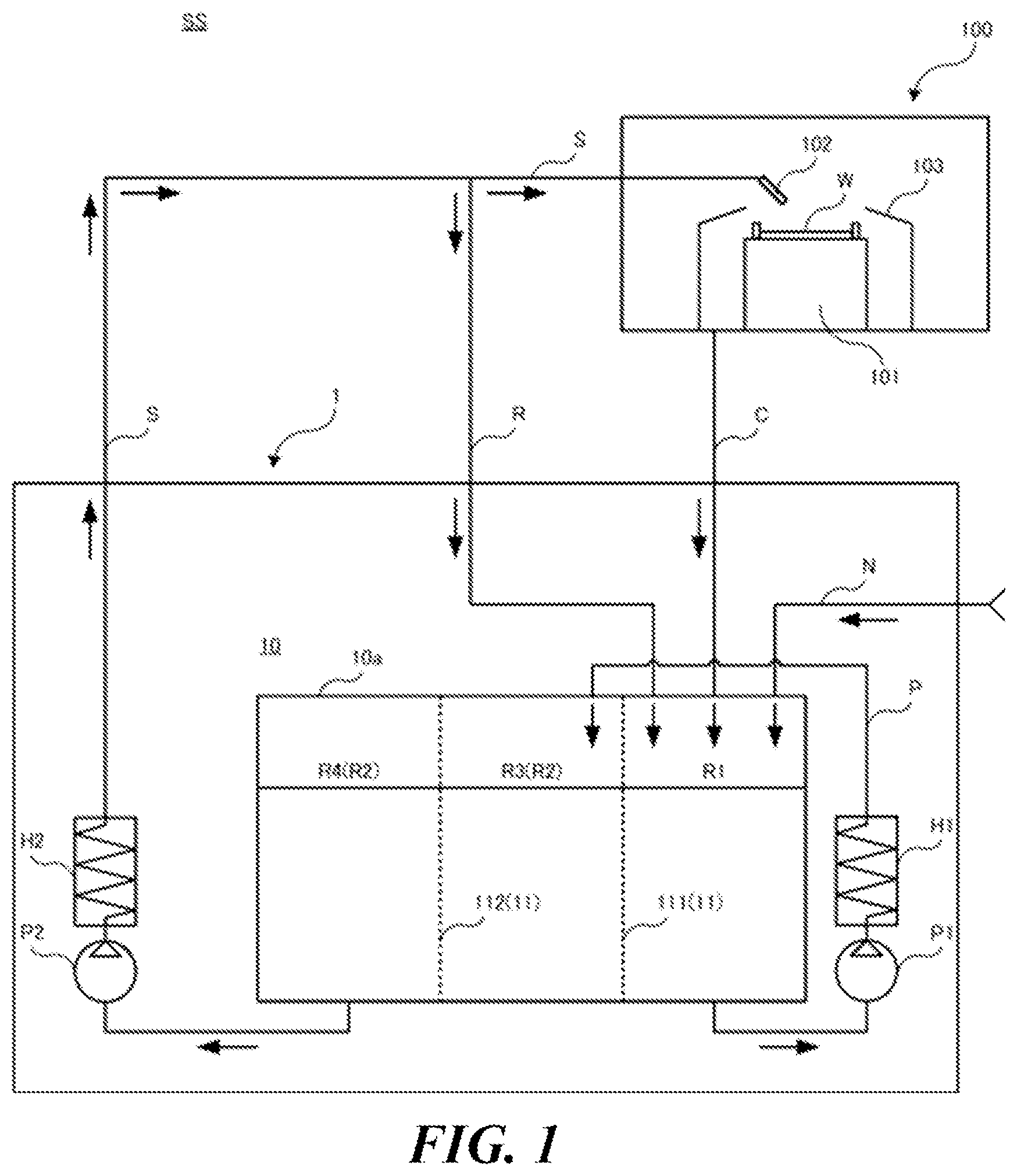 Patent US12347699 — Supply tank, supply device and supply system — Figure 1