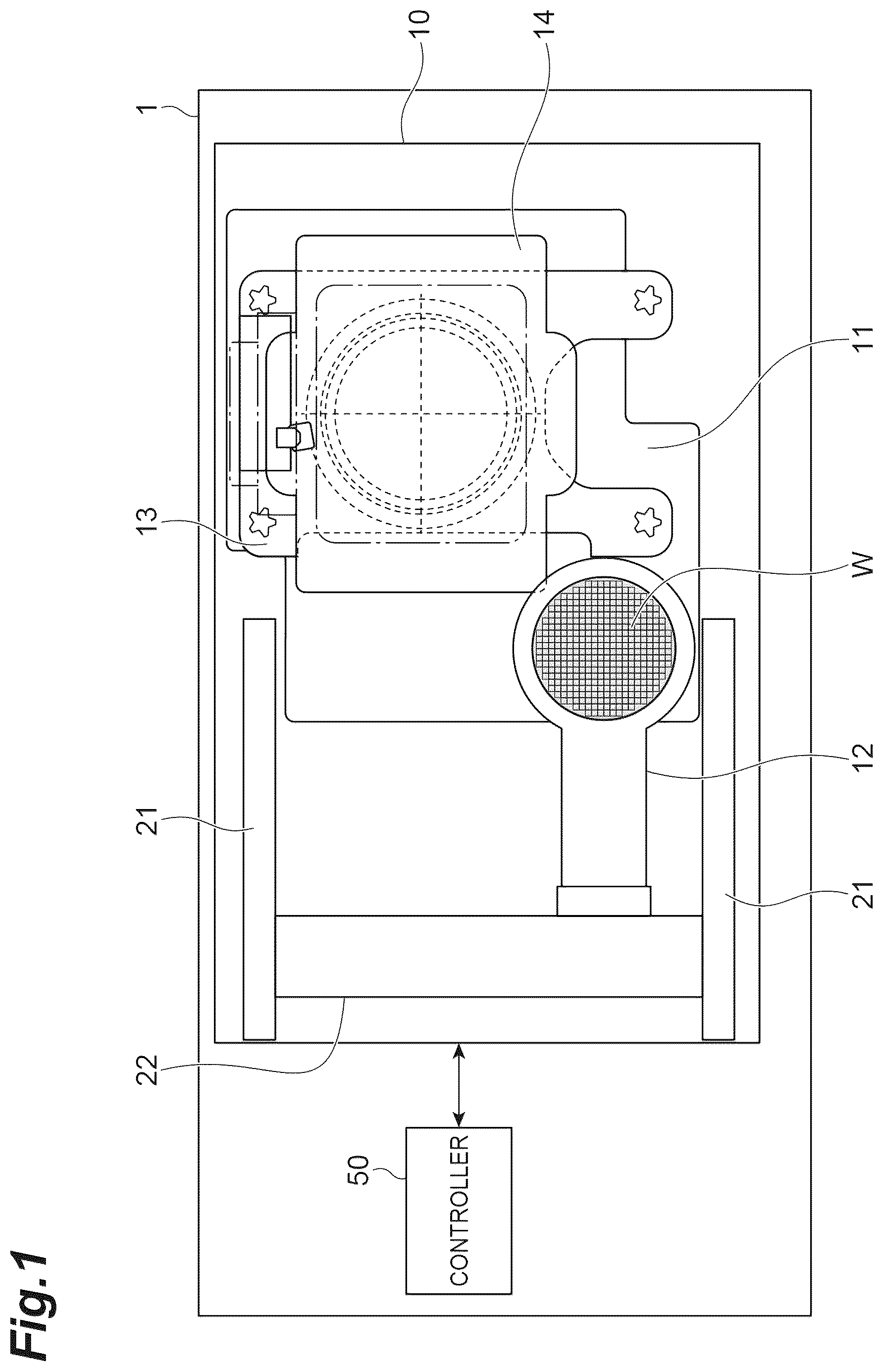 Patent US12347718 — Wafer conveyance unit and wafer conveyance method — Figure 1